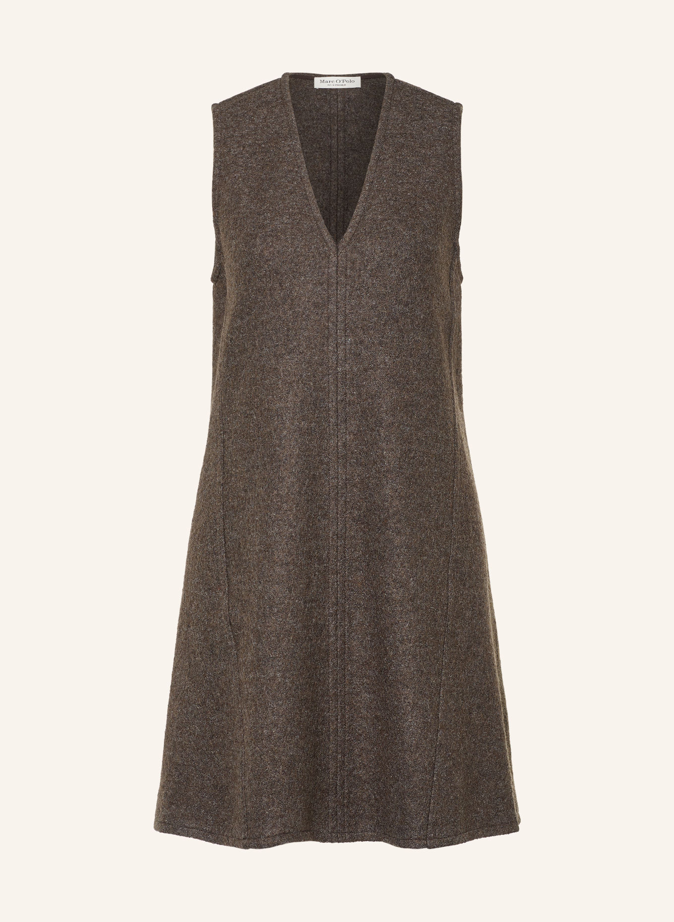 Marc O'Polo Knit dress: BROWN / OLIVE