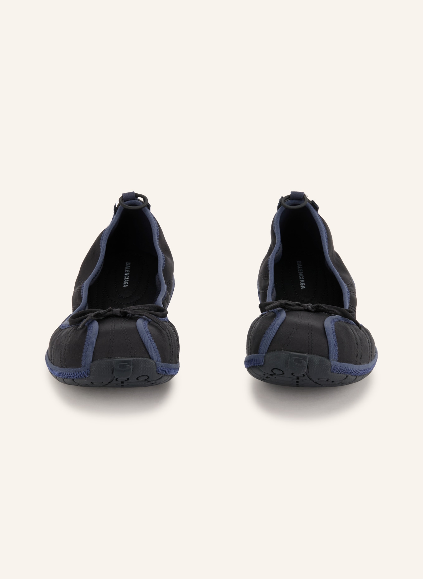 BALENCIAGA Baleriny: CZARNY / GRANATOWY