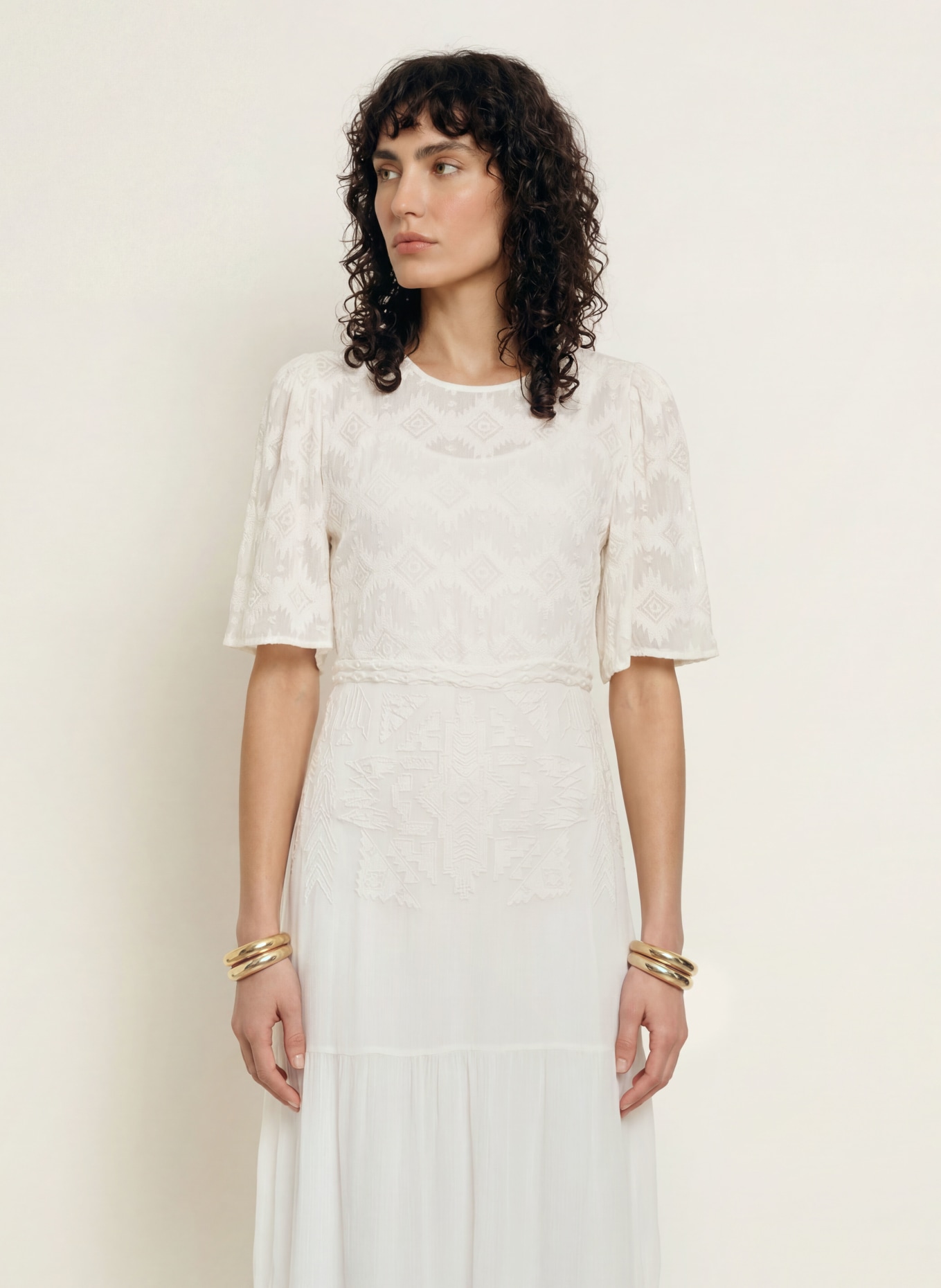 ba&sh Kleid APHRODITE: WEISS