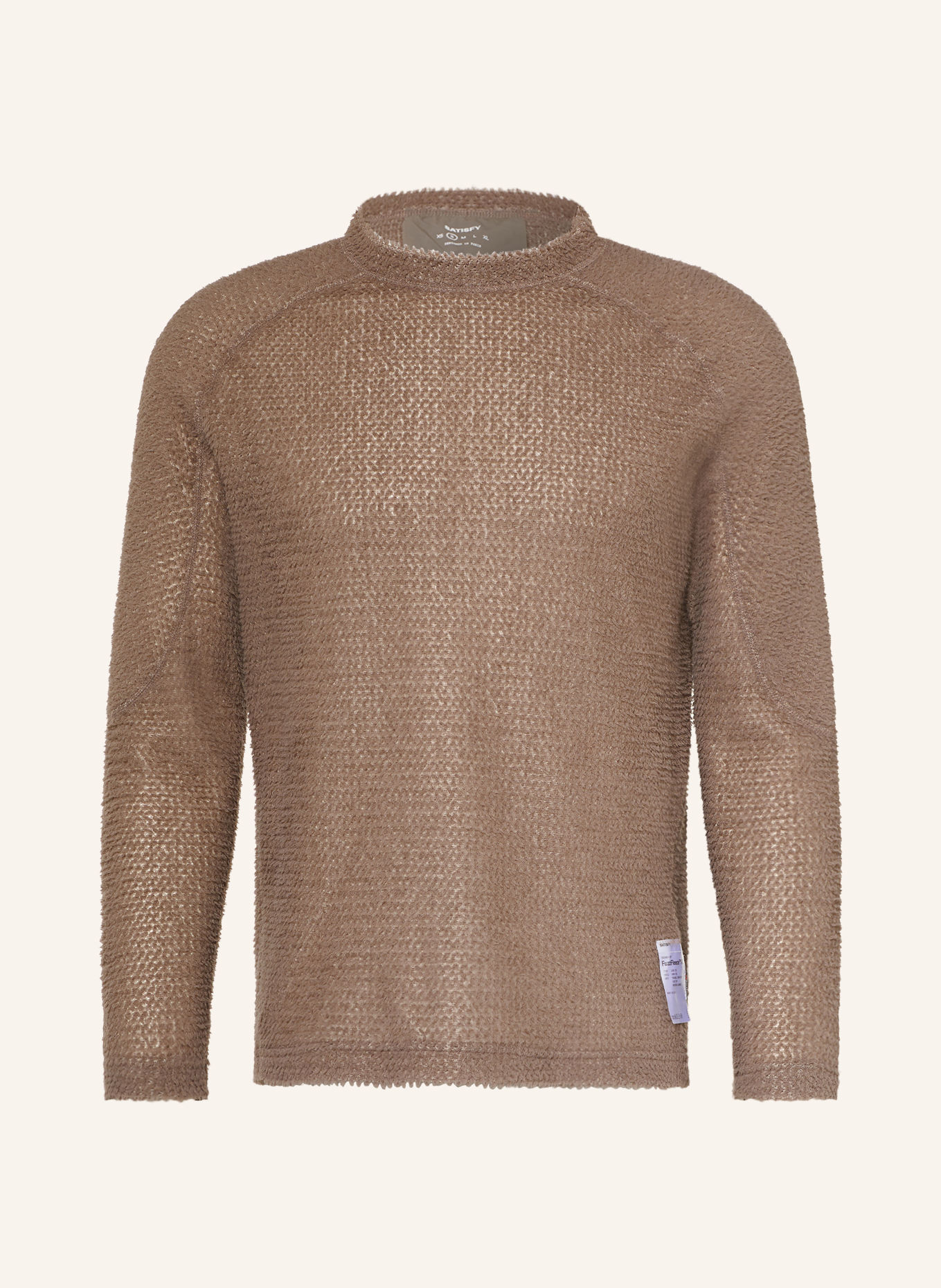 SATISFY FUZZFLEECE™ AD Functional Shirt: BROWN