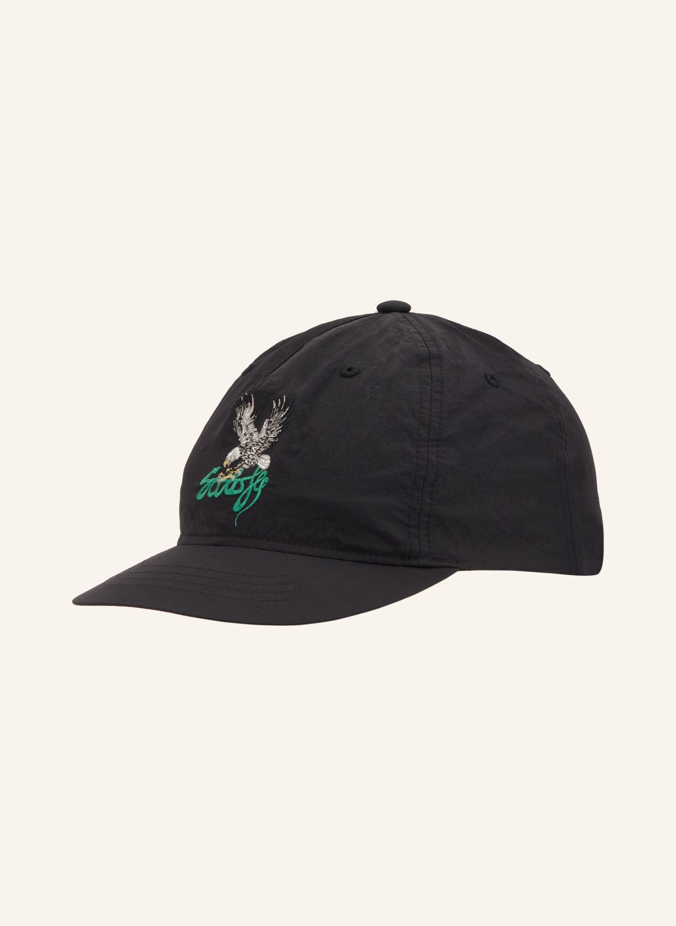 SATISFY FLITESILK™ Cap: BLACK / BEIGE / GREEN