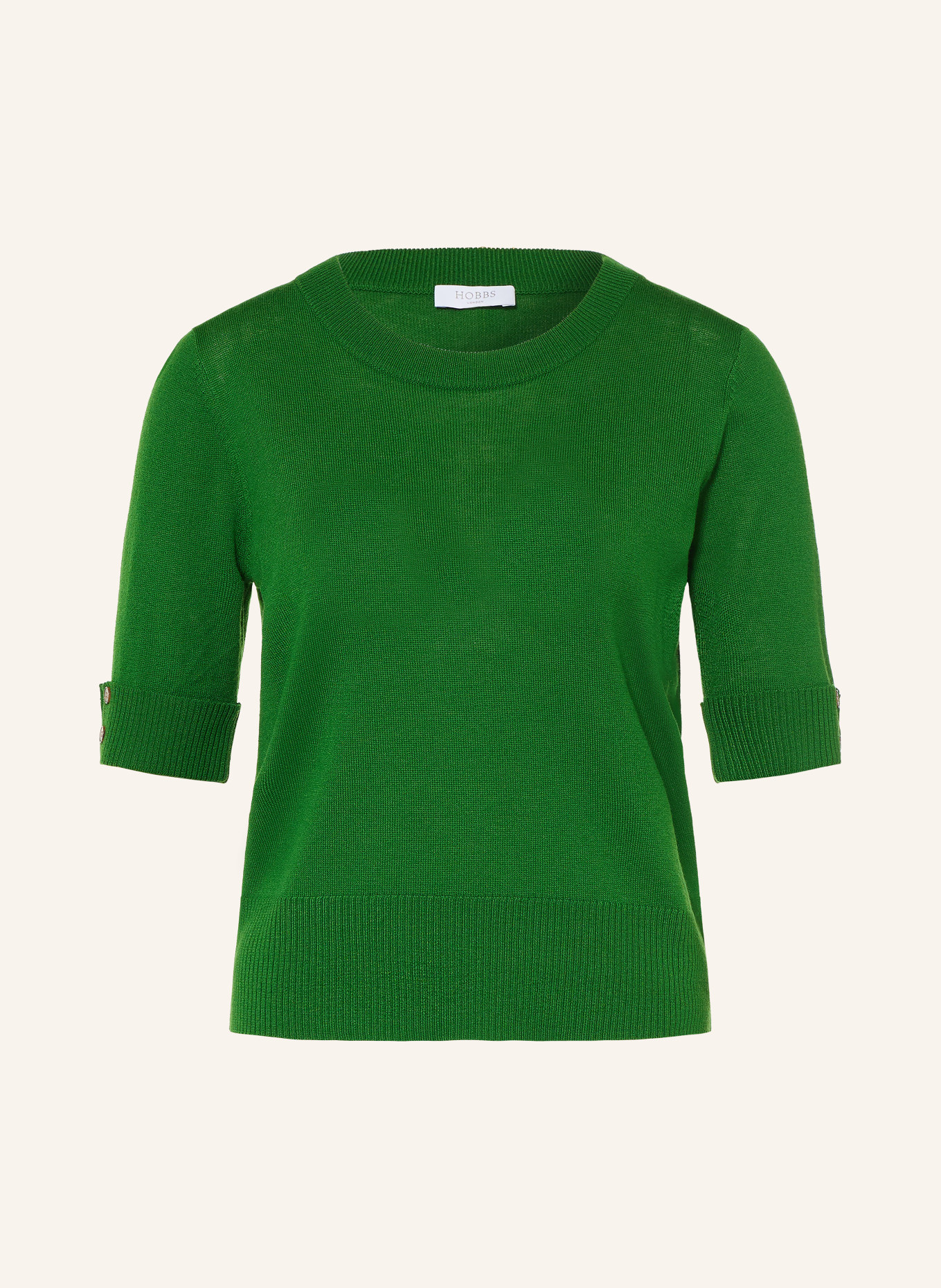 HOBBS LEANNE Knit shirt: GREEN
