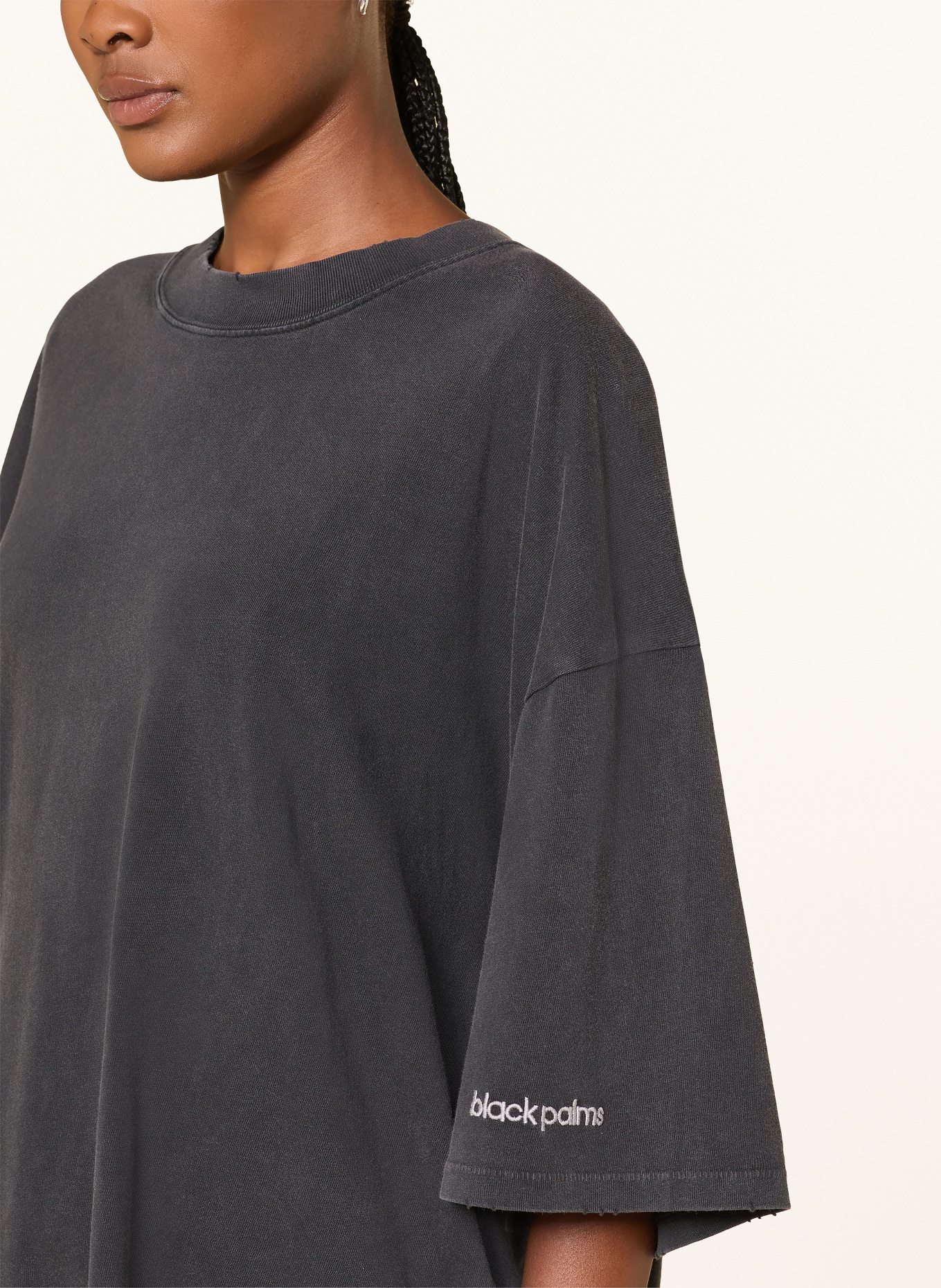 black palms T-shirt: MÖRKGRÅ