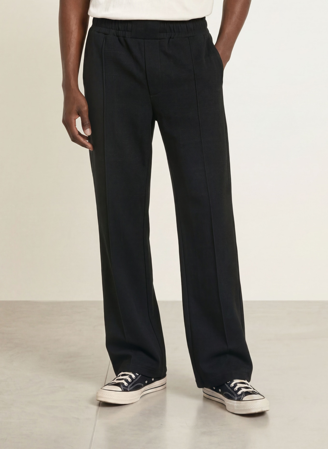 ALLSAINTS HARRIS Jogging-style trousers, Regular Fit: BLACK