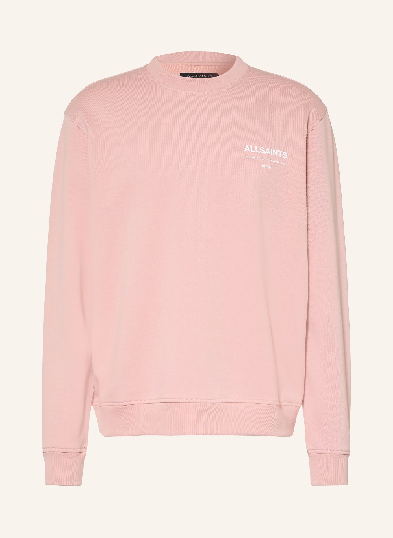 ALLSAINTS Sweatshirt BACKSTAGE CREW: ROZE / WIT