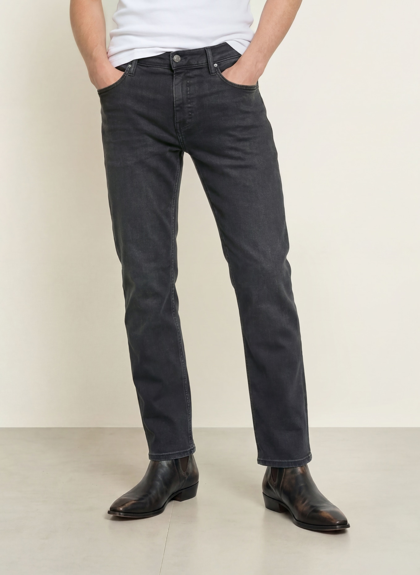 ALLSAINTS Džíny SID ULTRA Slim Fit: 162 Washed Black