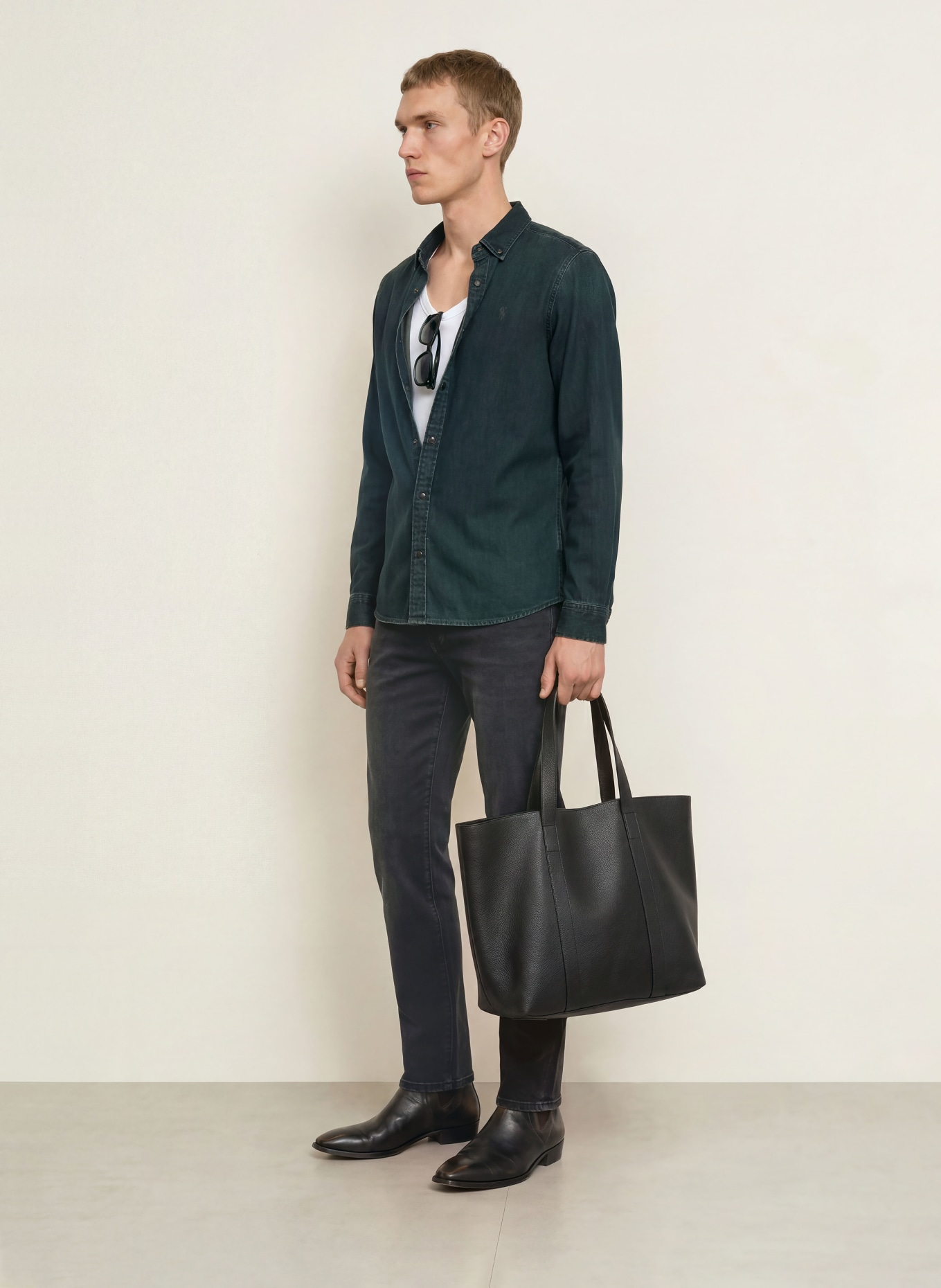 ALLSAINTS Džíny SID ULTRA Slim Fit: 162 Washed Black