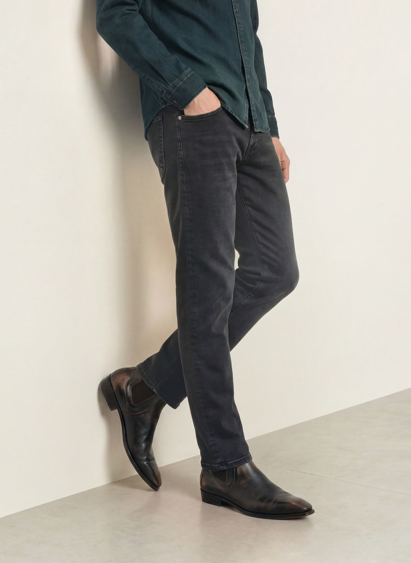 ALLSAINTS Džíny SID ULTRA Slim Fit: 162 Washed Black