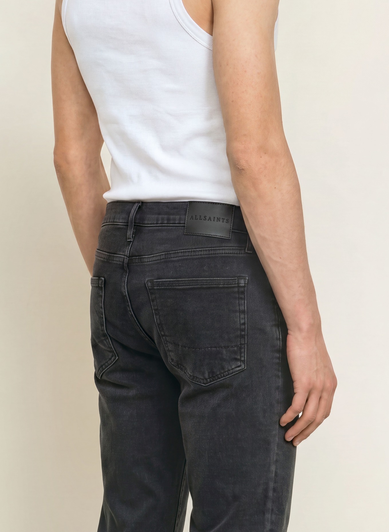 ALLSAINTS Džíny SID ULTRA Slim Fit: 162 Washed Black