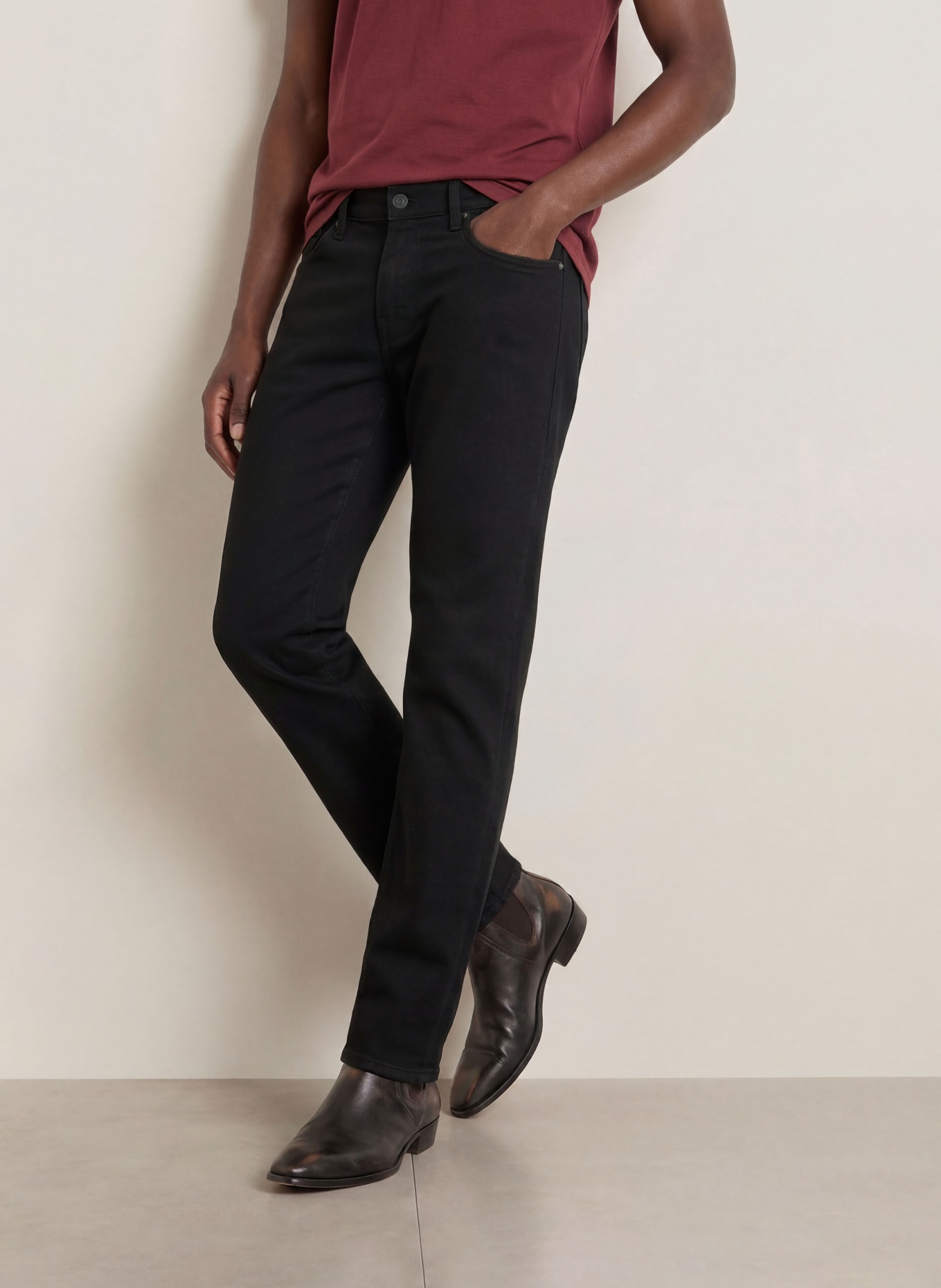 ALLSAINTS Džíny SID COMFORT Slim Fit: 451 Jet Black