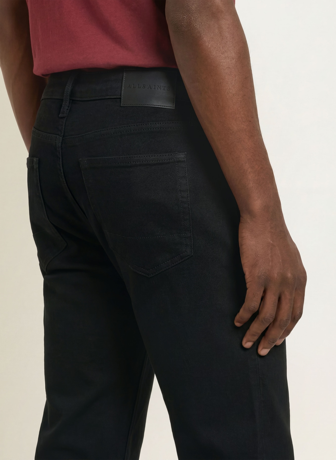 ALLSAINTS Džíny SID COMFORT Slim Fit: 451 Jet Black