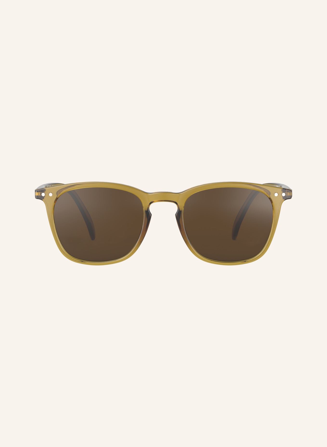 IZIPIZI Sonnenbrille: GELB/ BRAUN