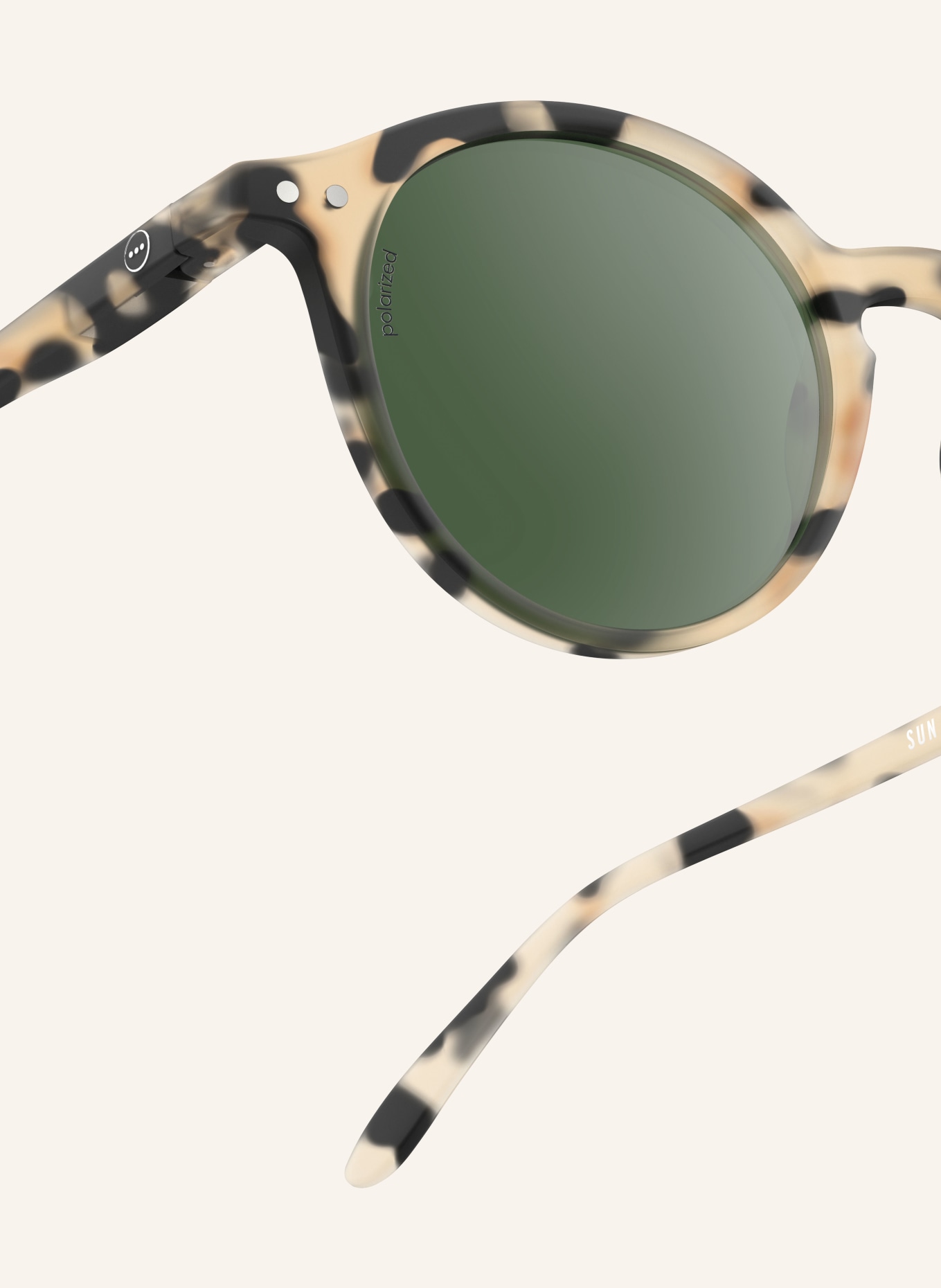 IZIPIZI Sonnenbrille: HAVANA/ DUNKELGRAU POLARISIERT
