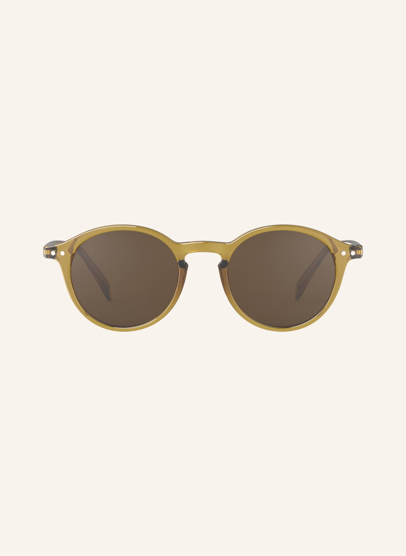 IZIPIZI Sonnenbrille: DUNKELGELB/ BRAUN