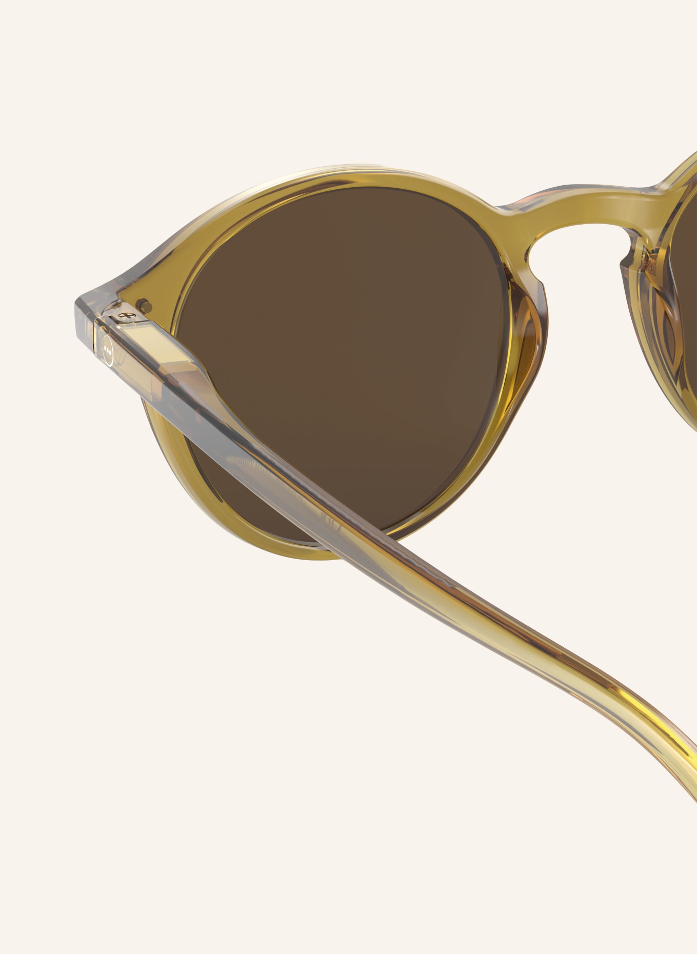 IZIPIZI Sonnenbrille: DUNKELGELB/ BRAUN