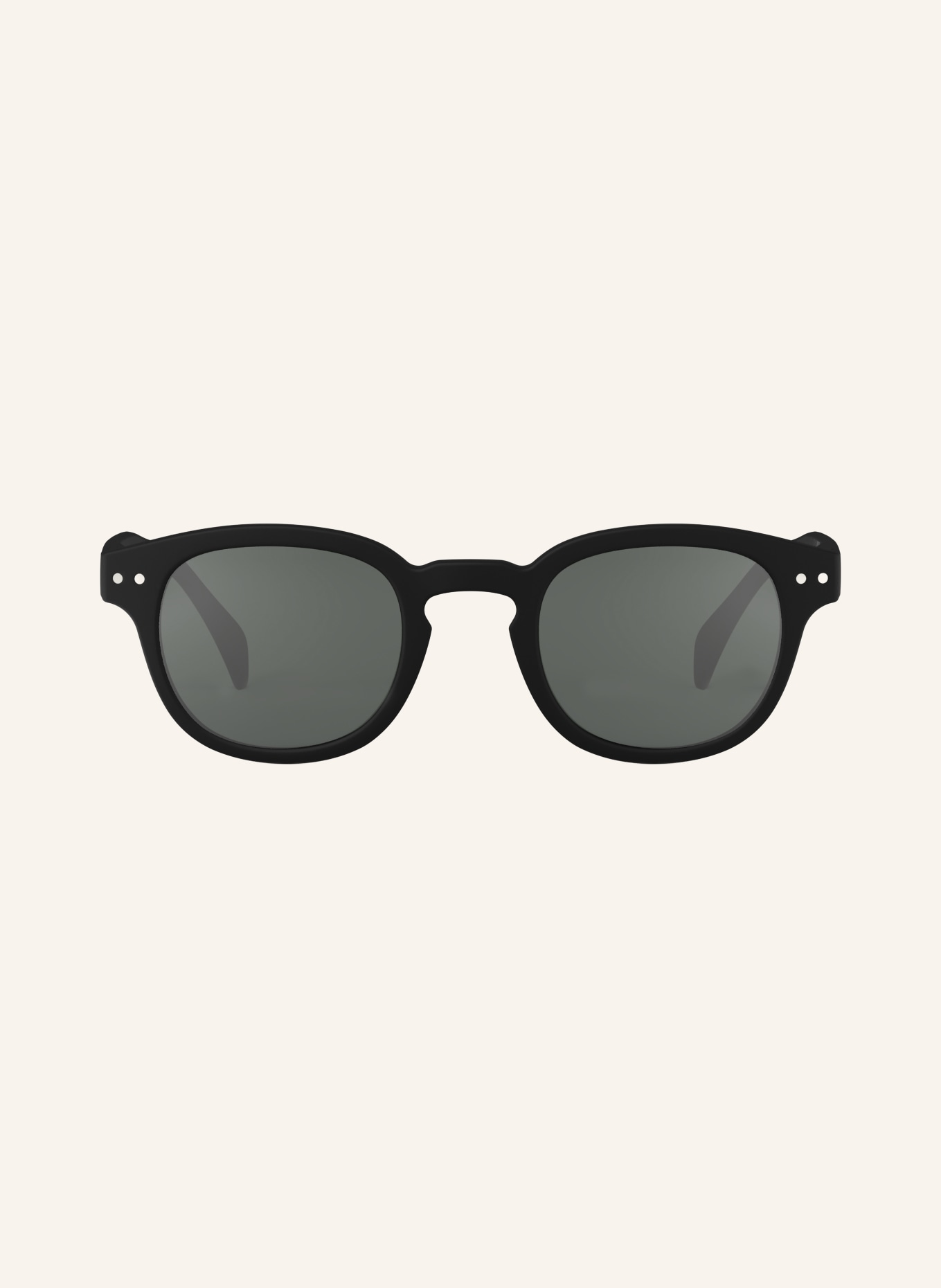IZIPIZI Sonnenbrille: MATT SCHWARZ/ GRÜN