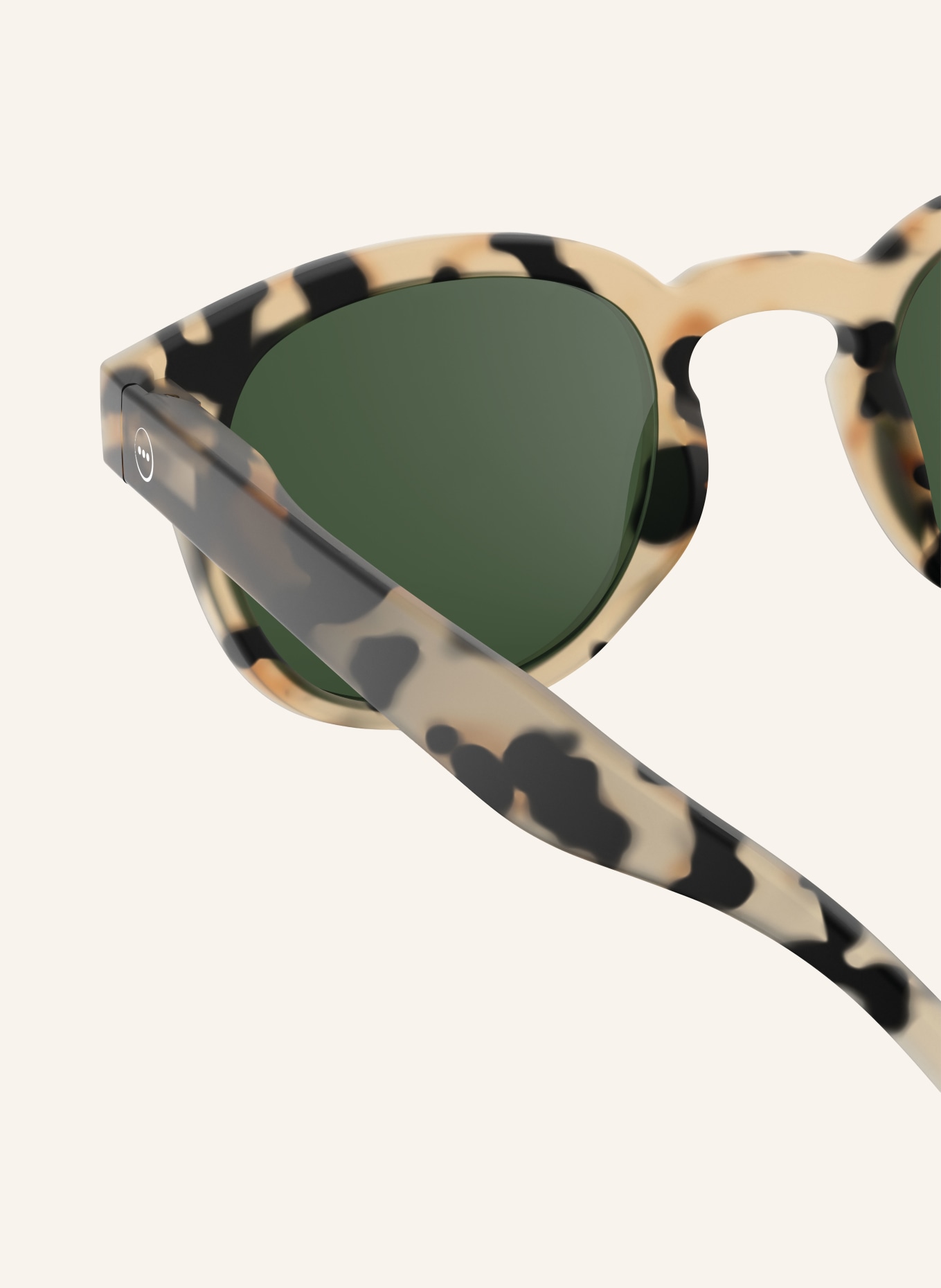 IZIPIZI Sonnenbrille: HAVANA/ GRÜN POLARISIERT