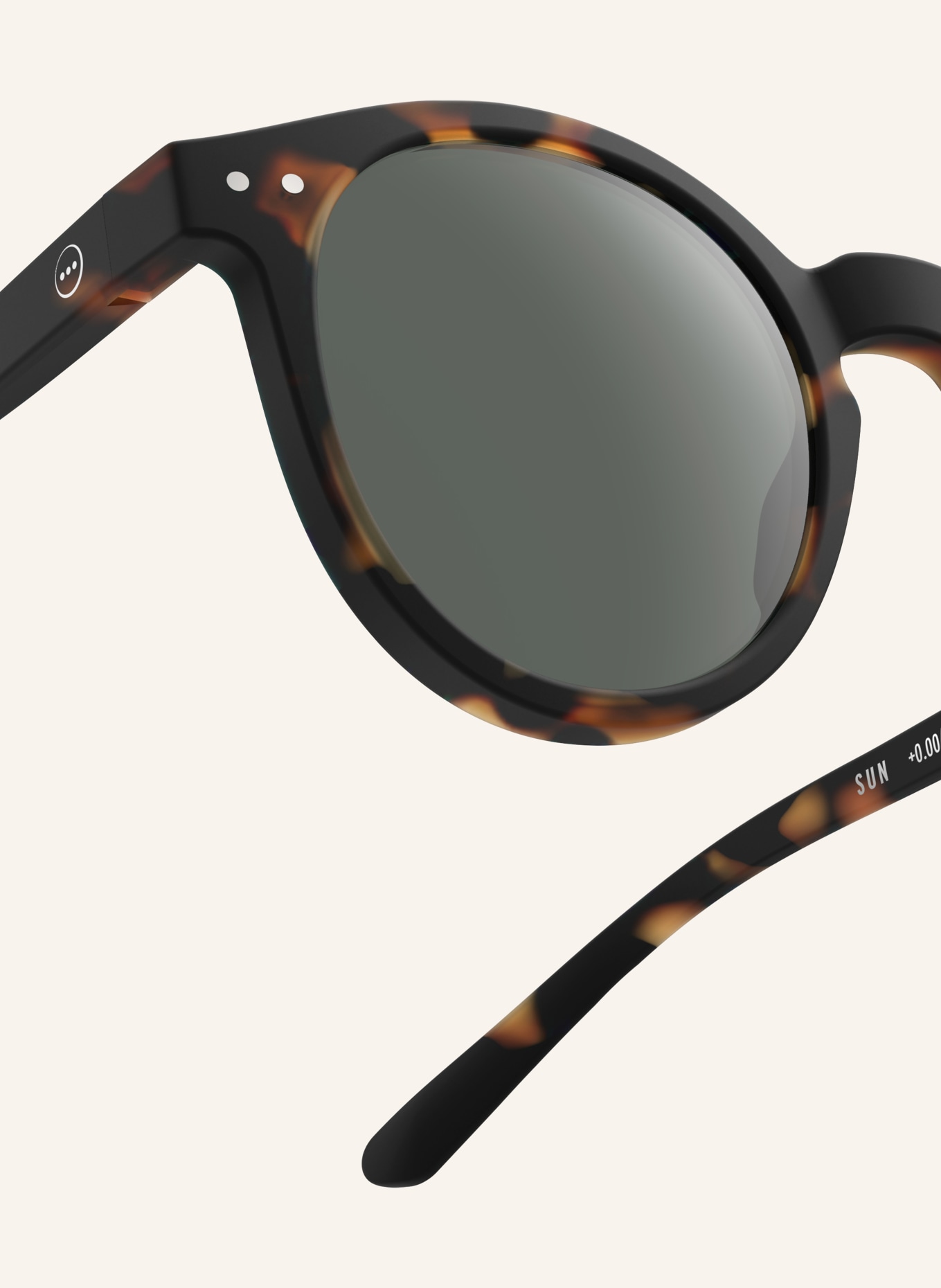 IZIPIZI Solbriller #M: HAVANA/ GRØN