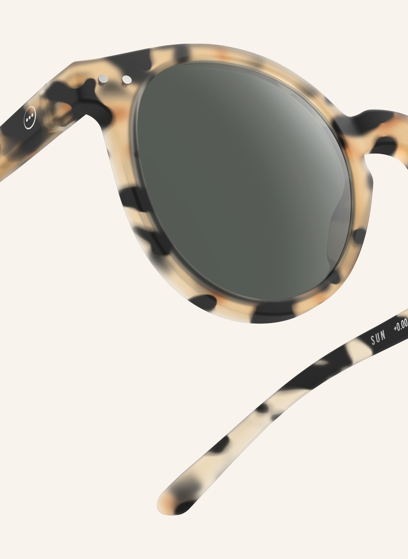 IZIPIZI Sonnenbrille #M: HAVANA/ GRAU