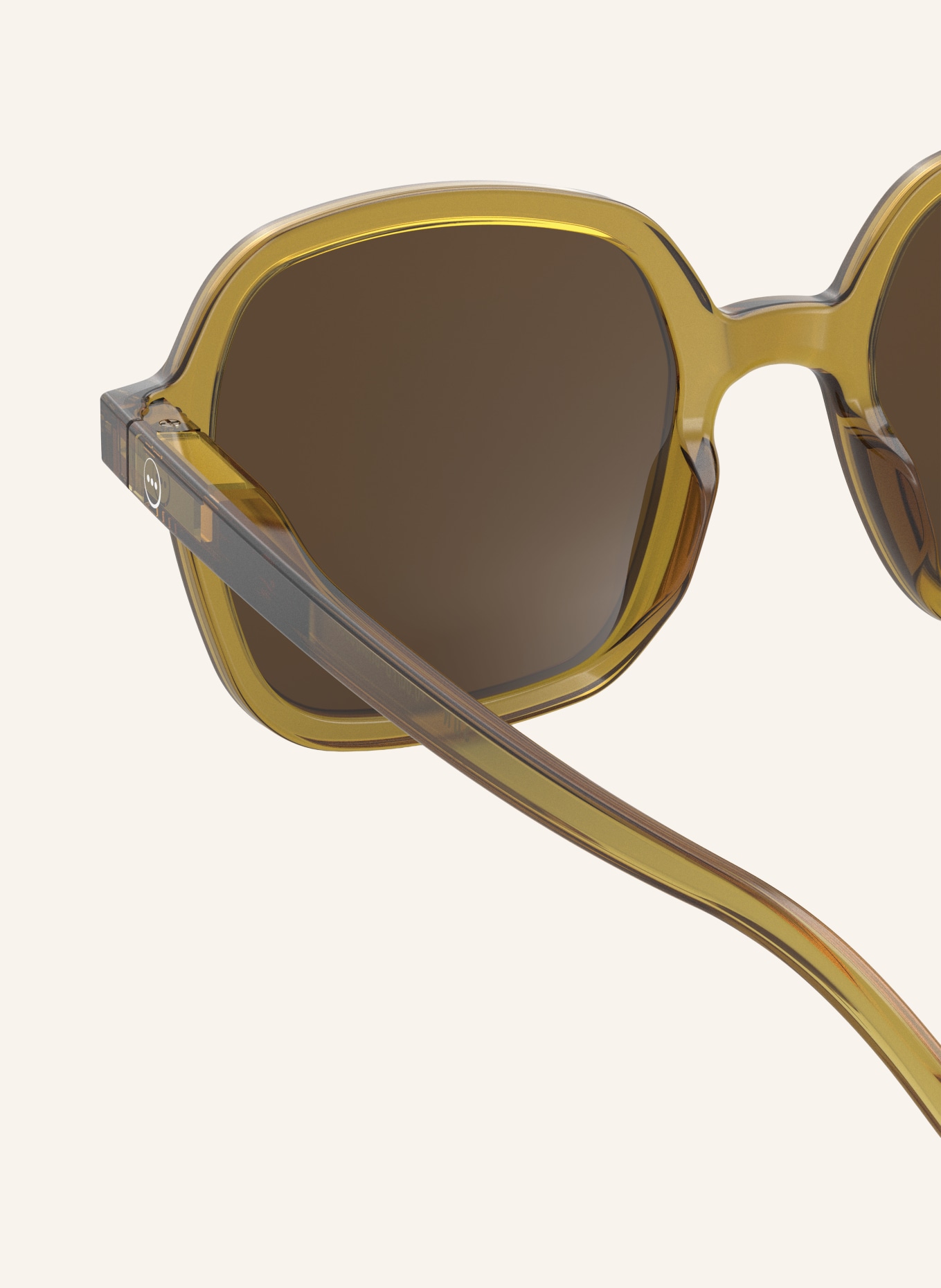 IZIPIZI Sonnenbrille OFFICE: GELB/ BRAUN