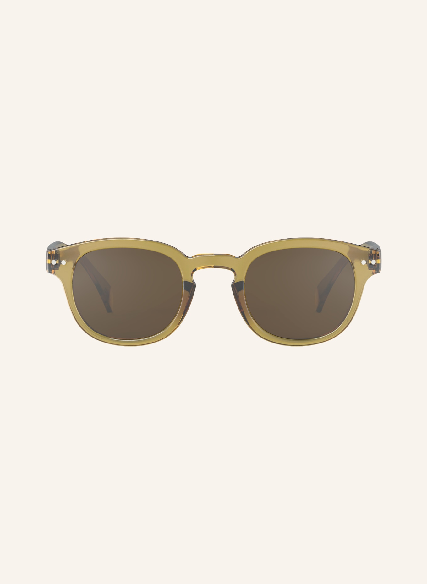 IZIPIZI Sonnenbrille #C: GELB/ BRAUN