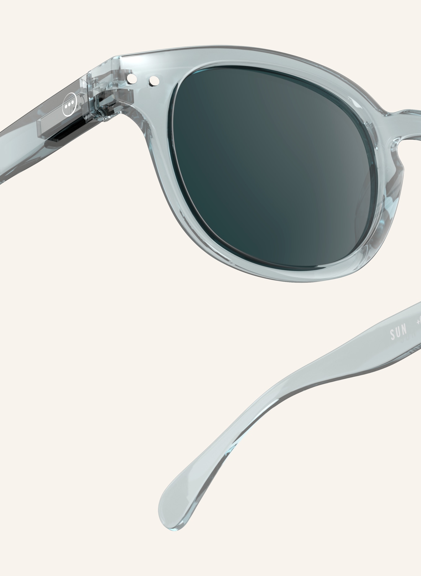 IZIPIZI Sonnenbrille #C: HELLBLAU/ BLAU