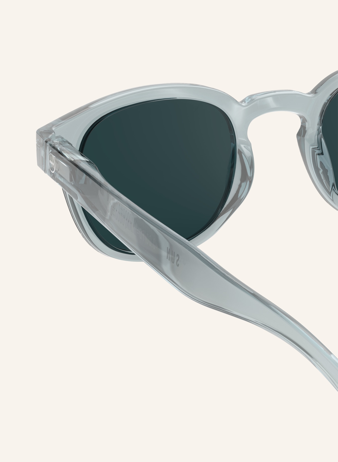 IZIPIZI Sonnenbrille #C: HELLBLAU/ BLAU