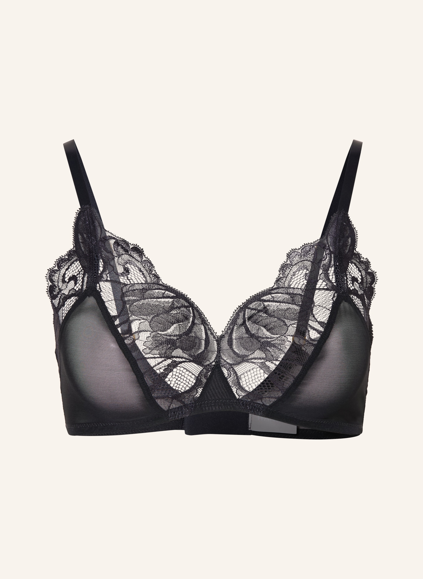 HANRO Triangel-BH LYSIA: SCHWARZ