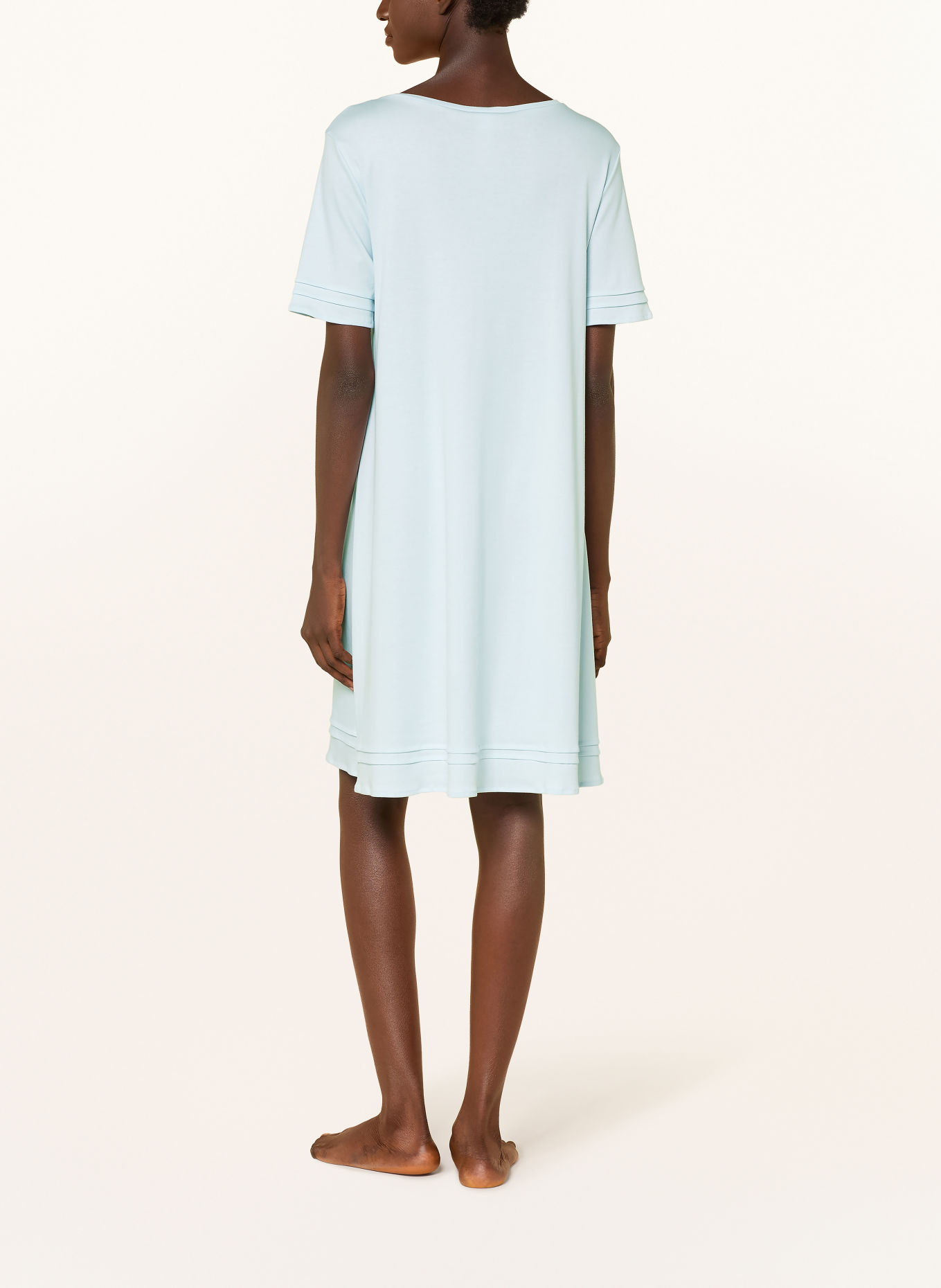 HANRO PILAR Night dress: LIGHT BLUE