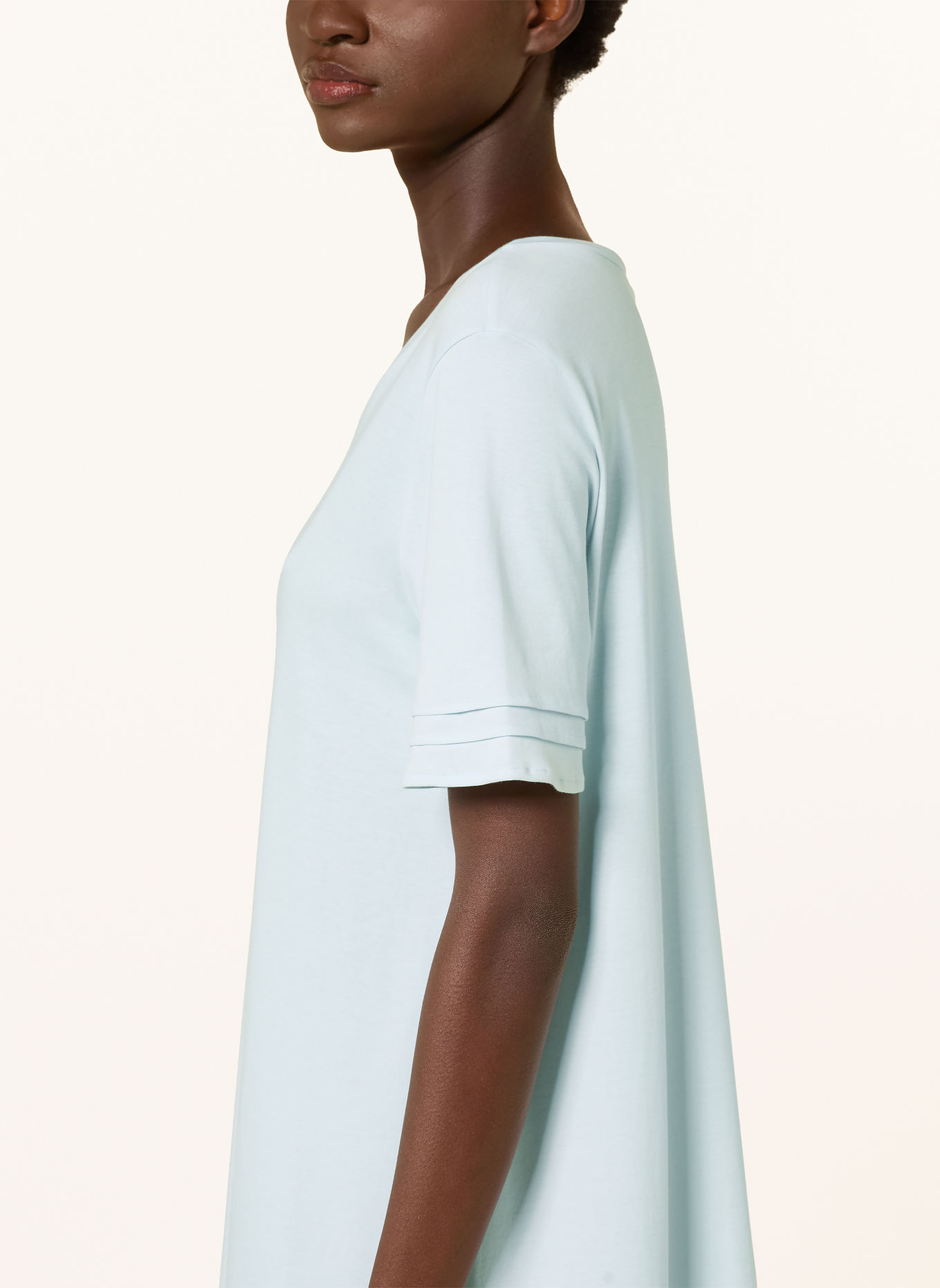 HANRO PILAR Night dress: LIGHT BLUE