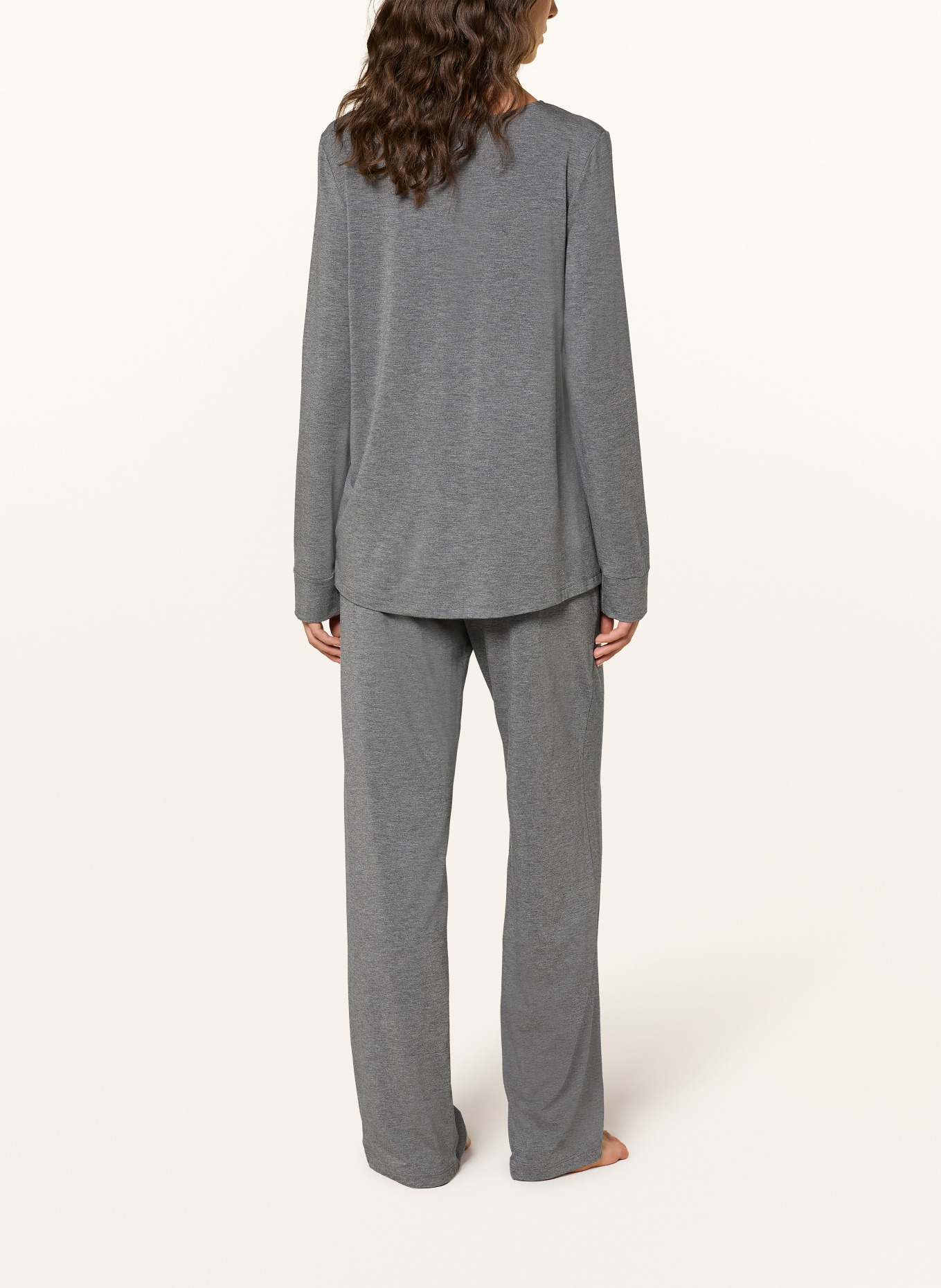 HANRO Schlafshirt NATURAL ELEGANCE: GRAU