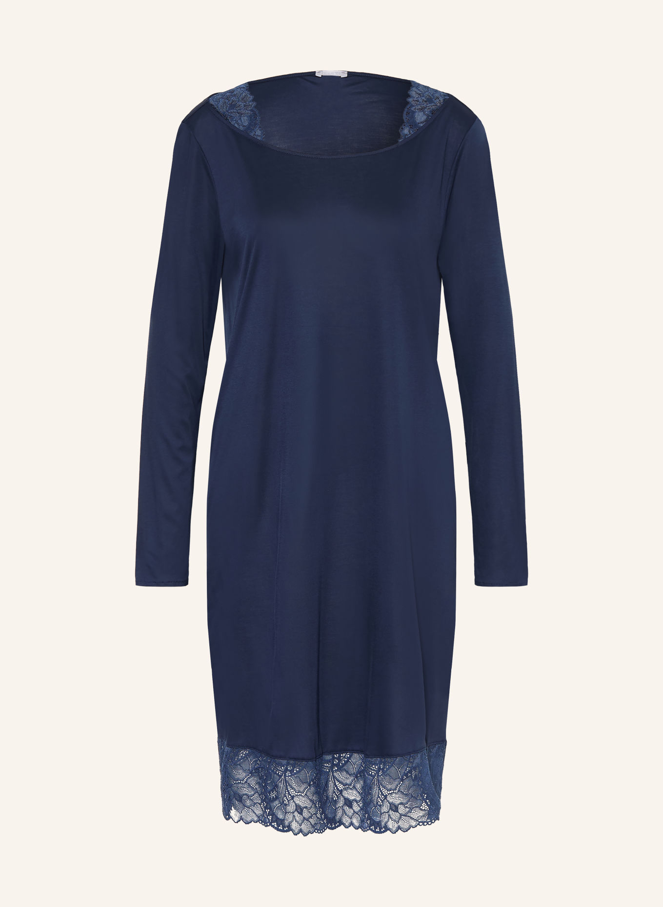 HANRO Chemise de nuit AZELIA: BLEU FONCÉ