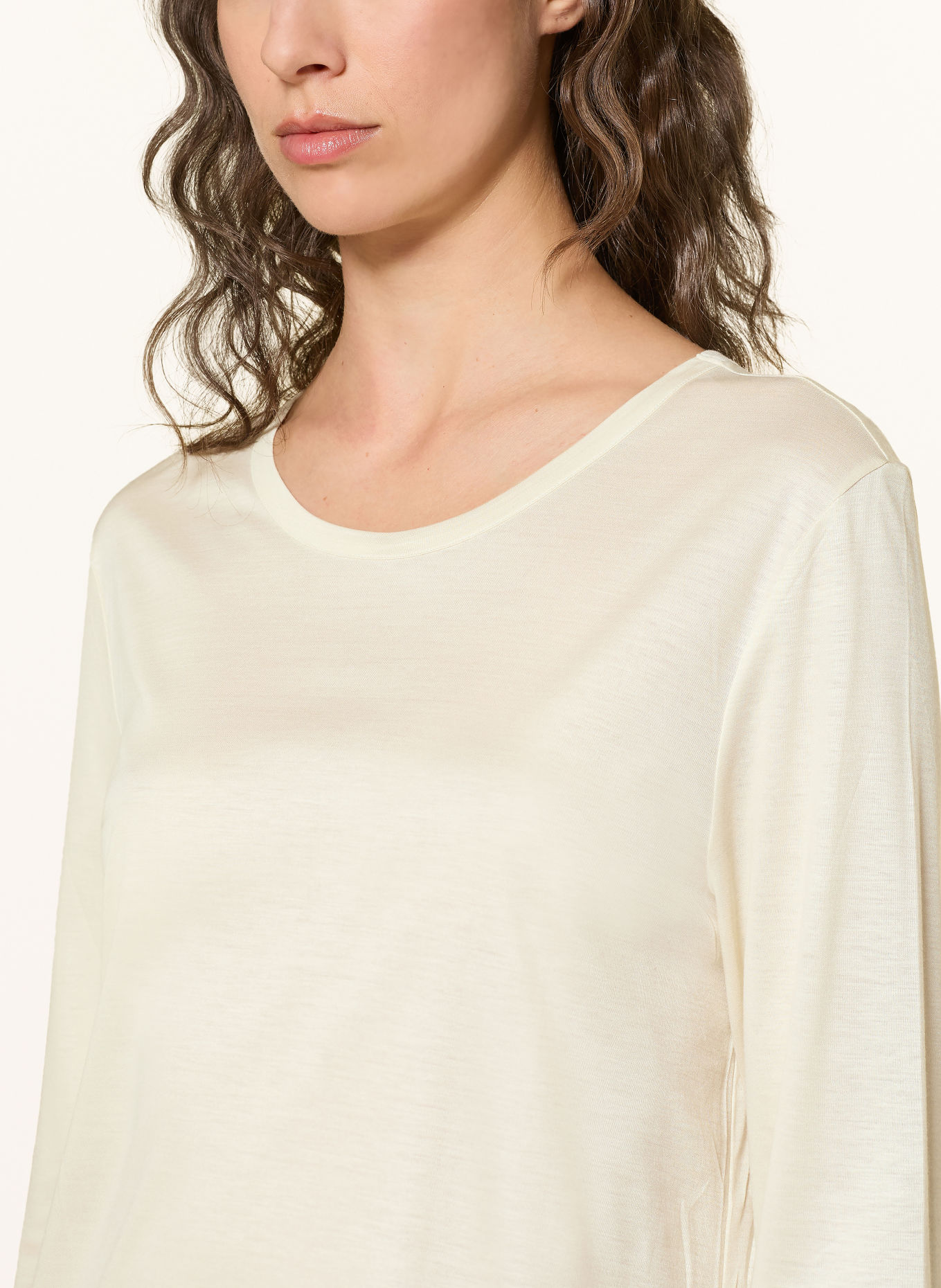 HANRO Pyjamashirt TANIA: CRÈME