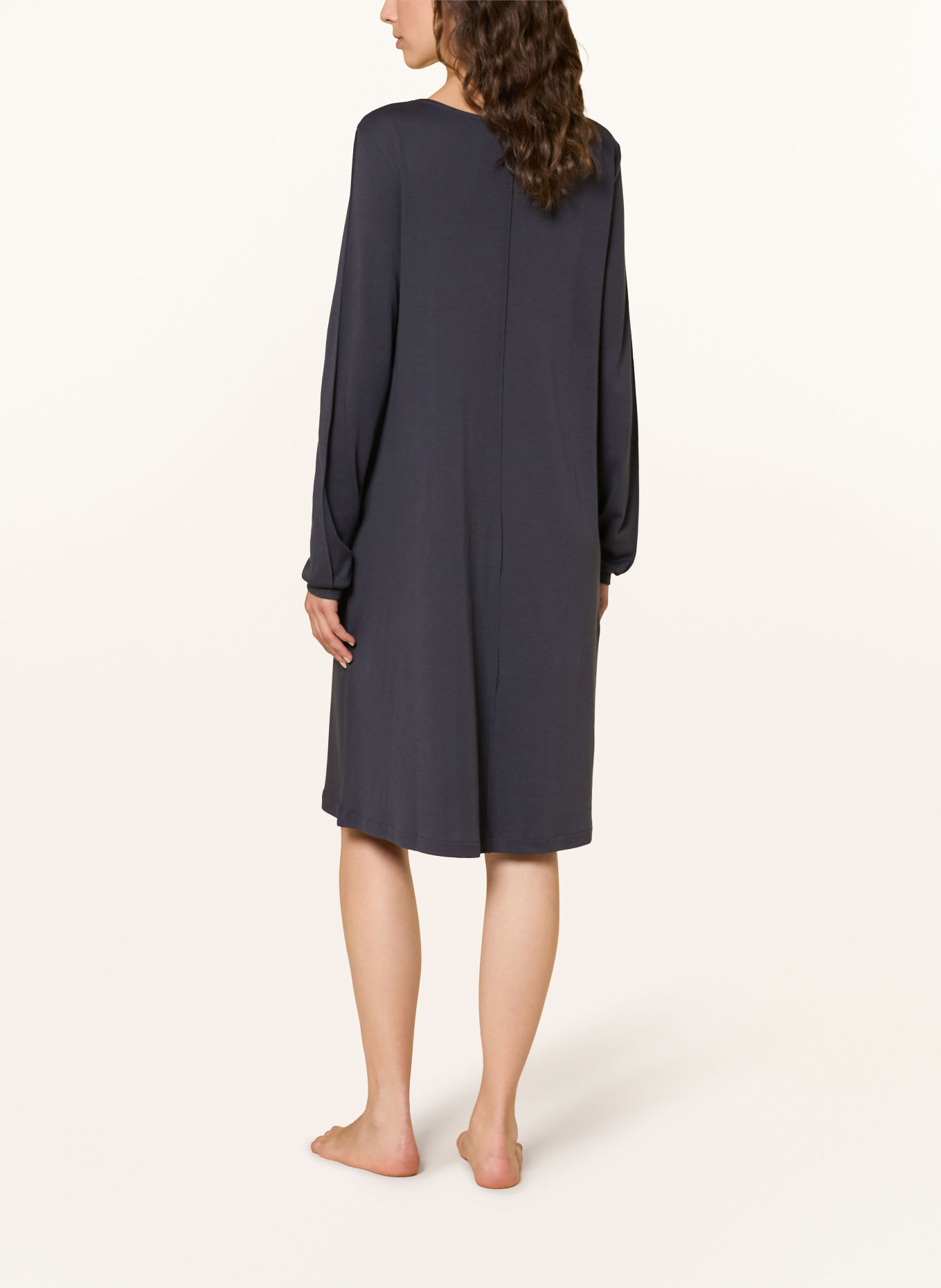 HANRO FRANCA Night dress: DARK GRAY