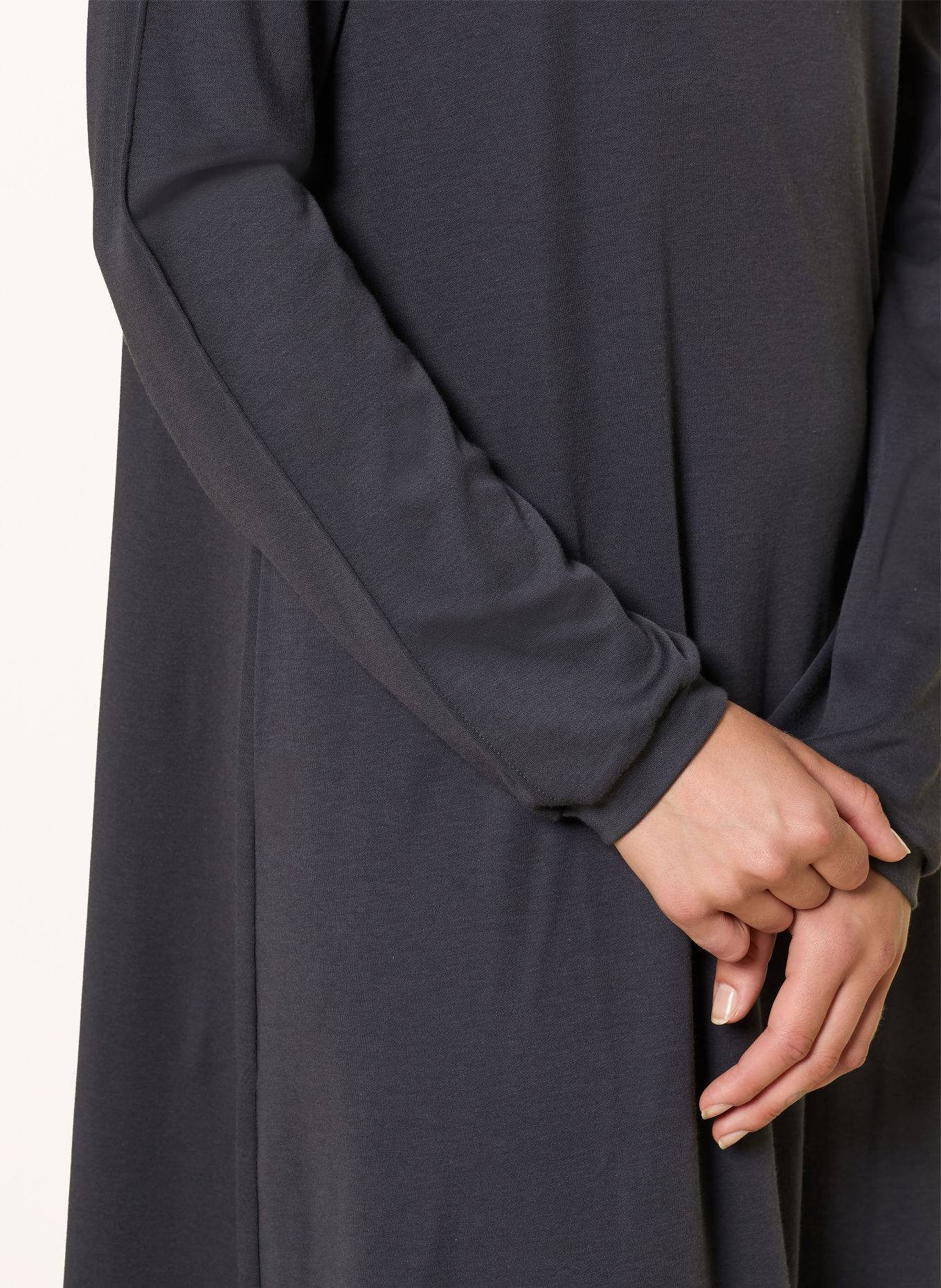 HANRO FRANCA Night dress: DARK GRAY
