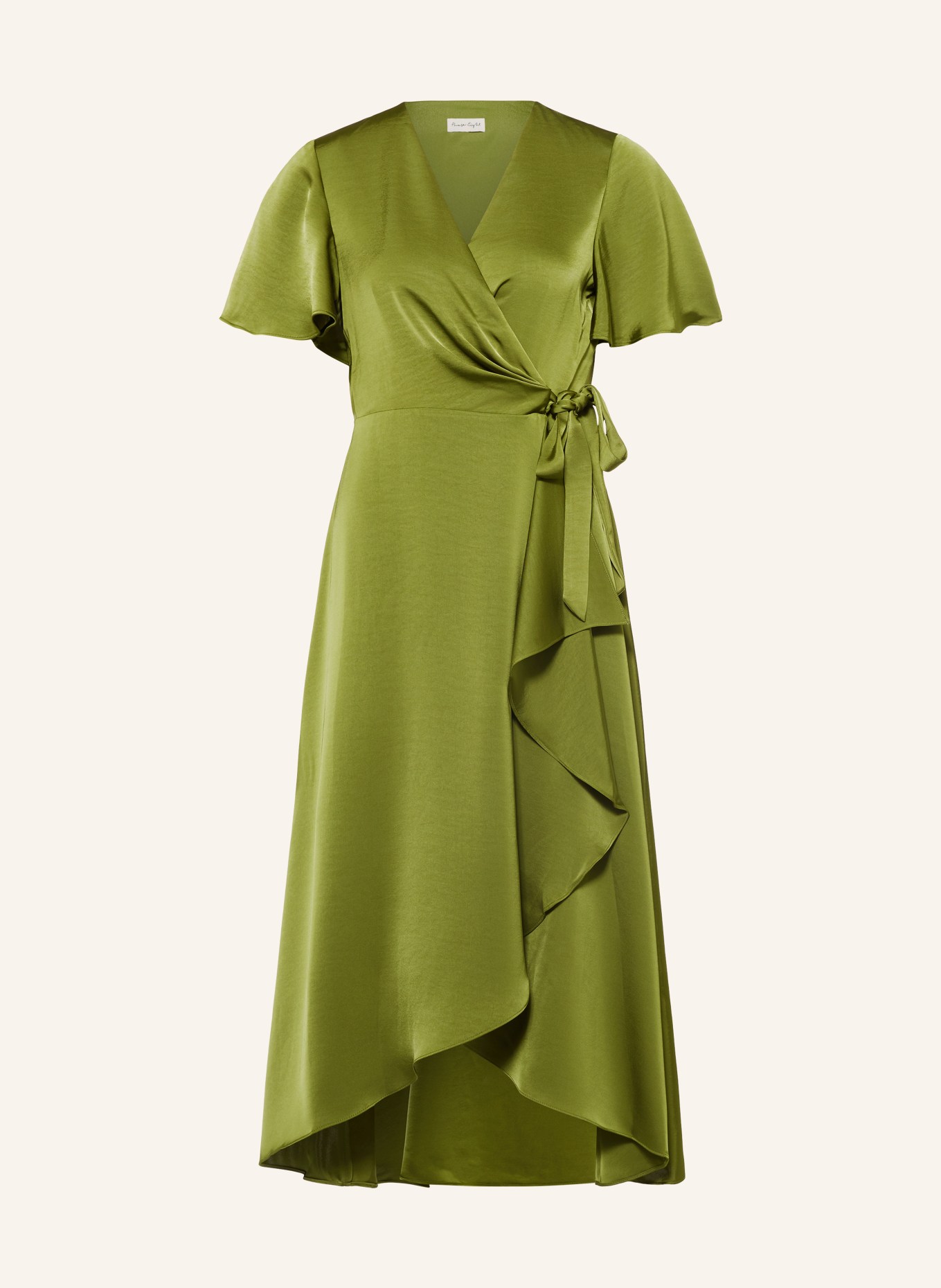 Phase Eight Wickelkleid JULISSA aus Satin: GRÜN