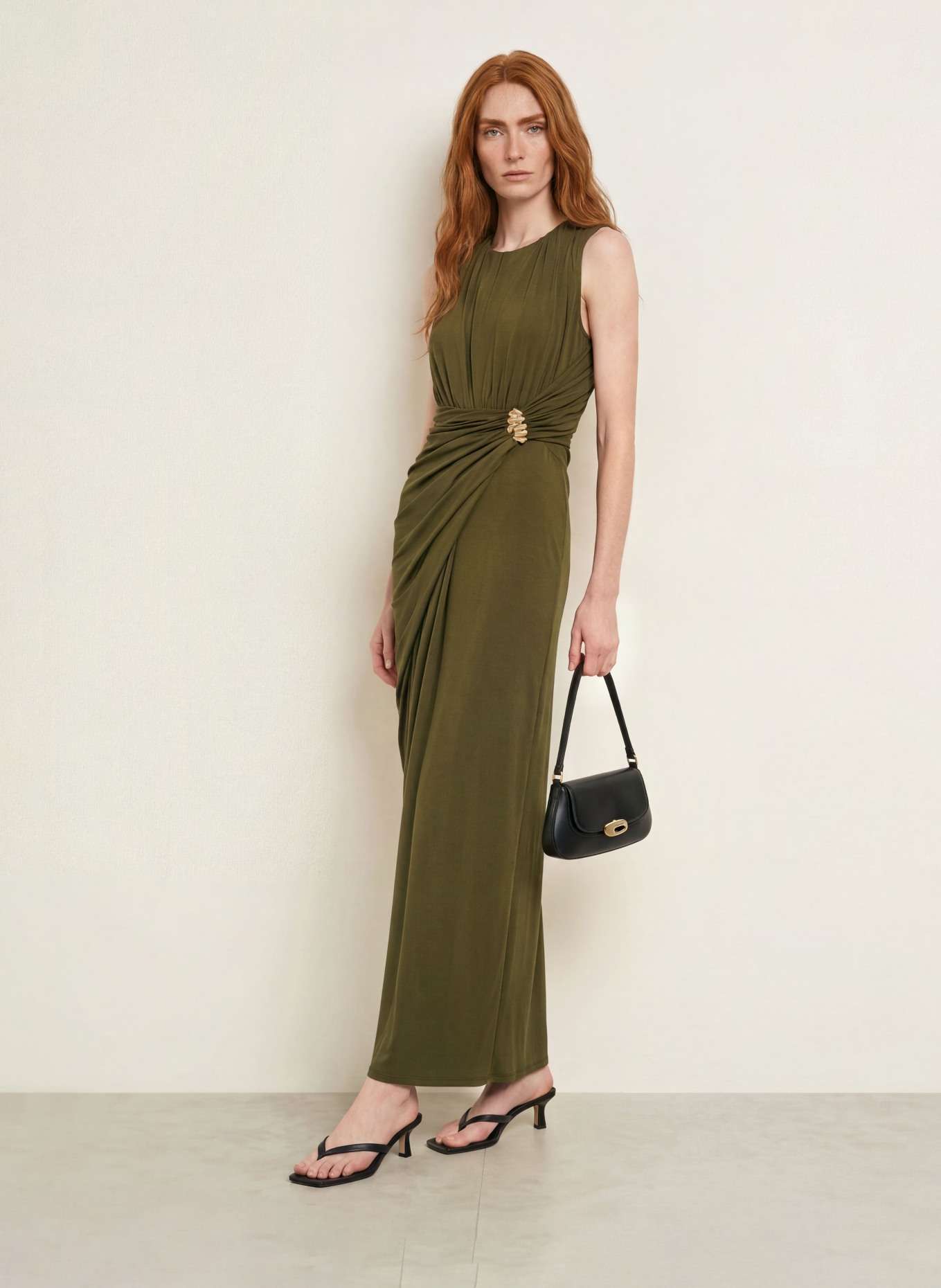 Phase Eight Jerseykleid CASSIDY in Wickeloptik: GRÜN