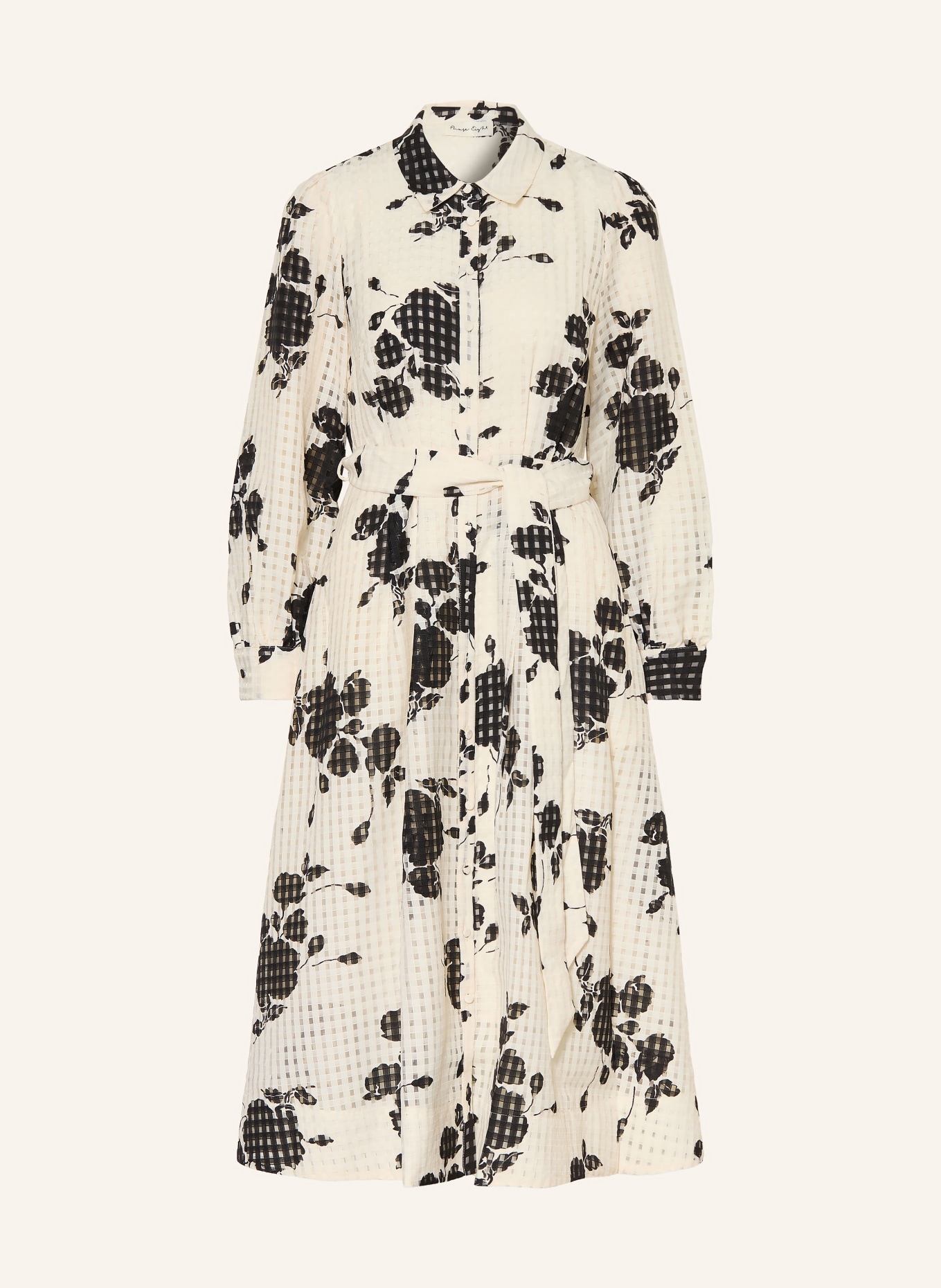 Phase Eight Hemdblusenkleid NATALIE: CREME / SCHWARZ