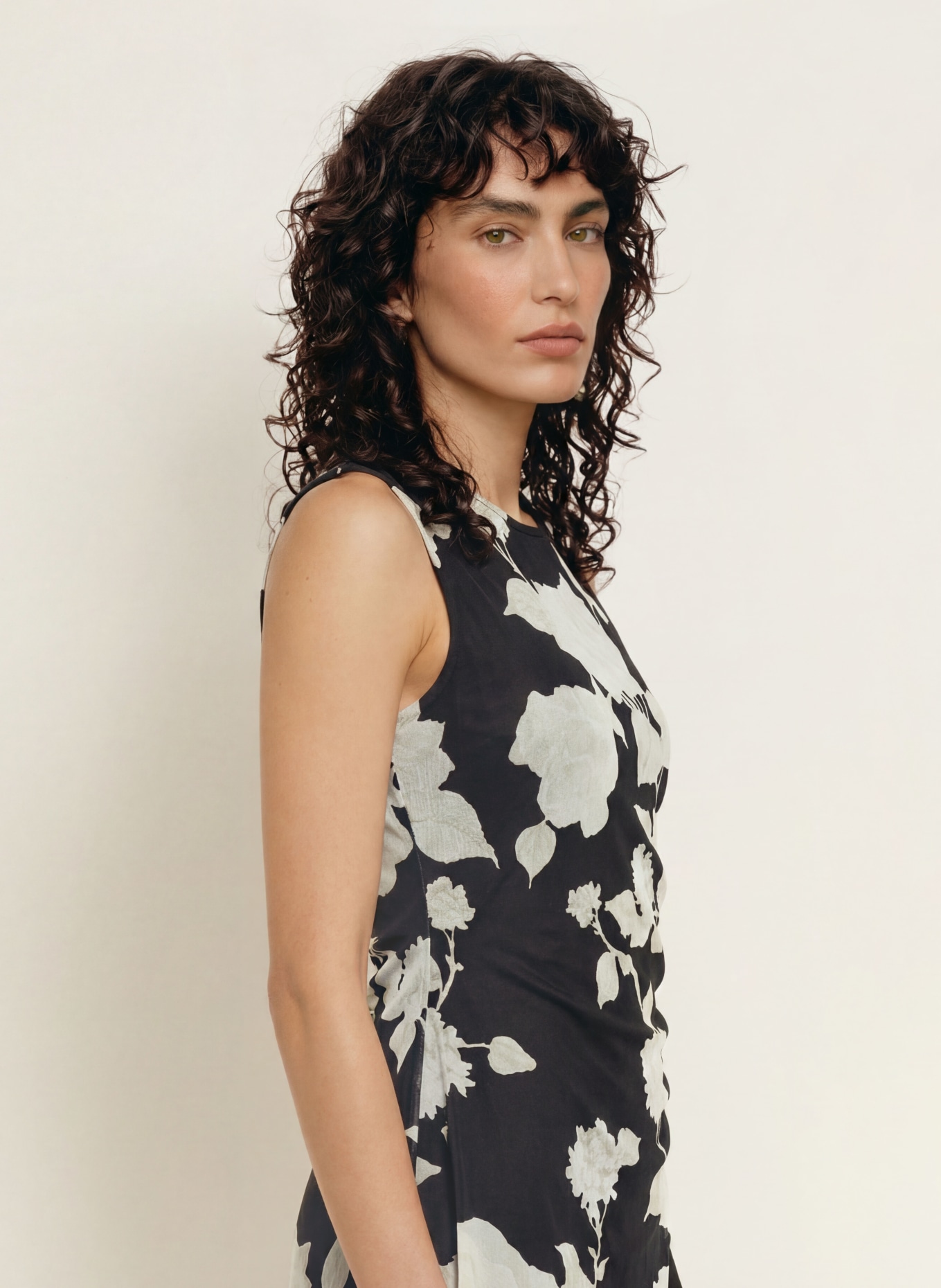ALLSAINTS Jerseyjurk RILEY: ZWART / WIT