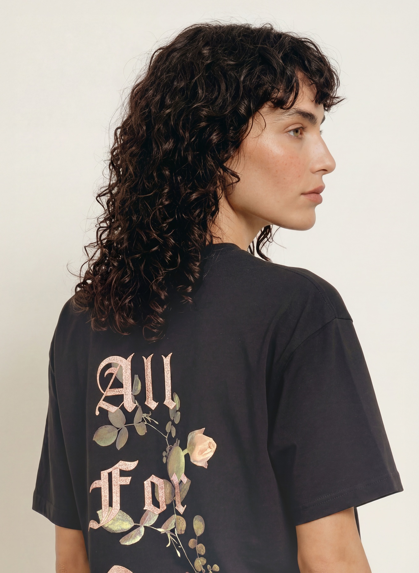 ALLSAINTS ONENESS ETTA T-shirt: BLACK