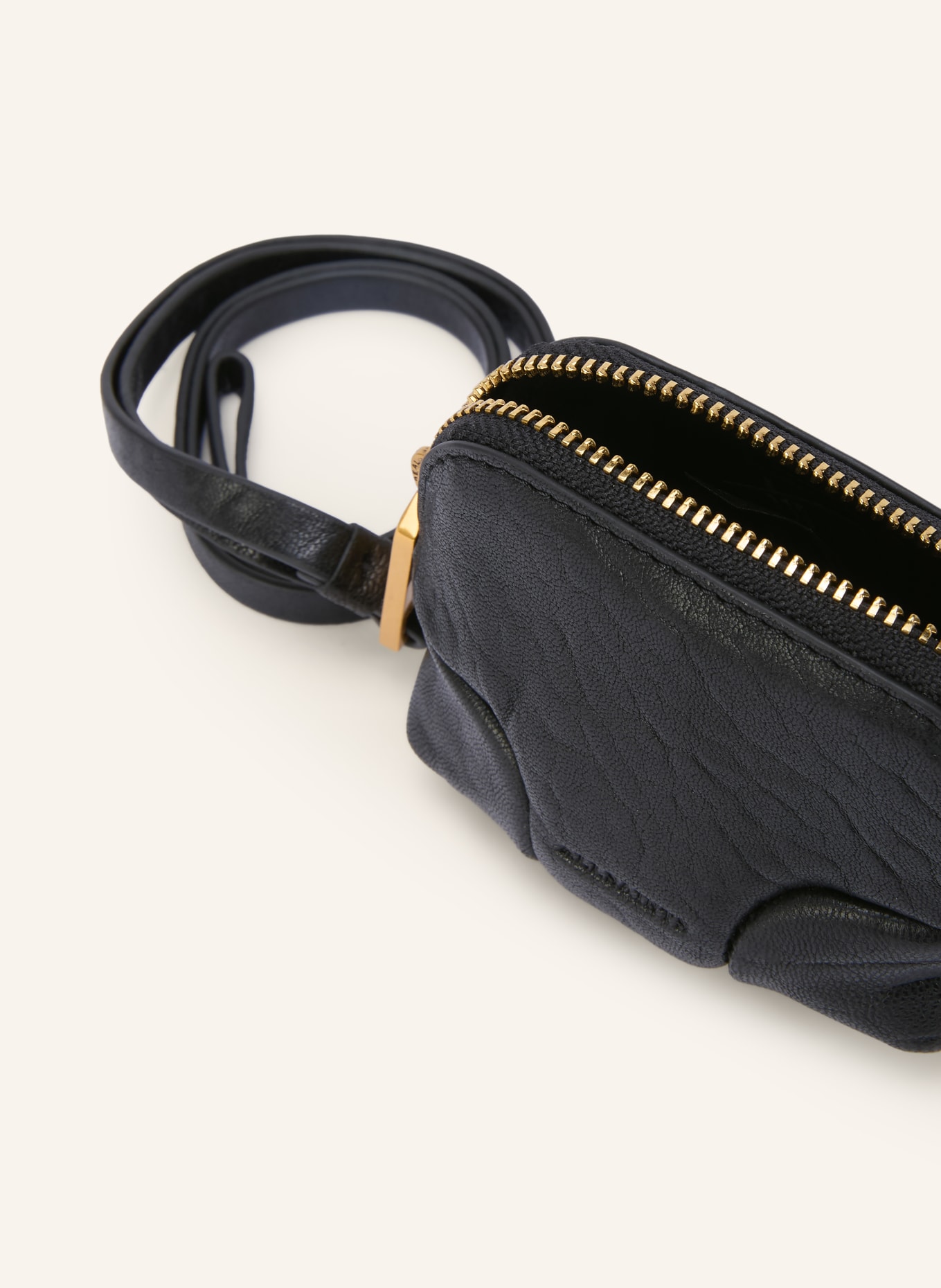 ALLSAINTS ARES Pouch: BLACK / GOLD