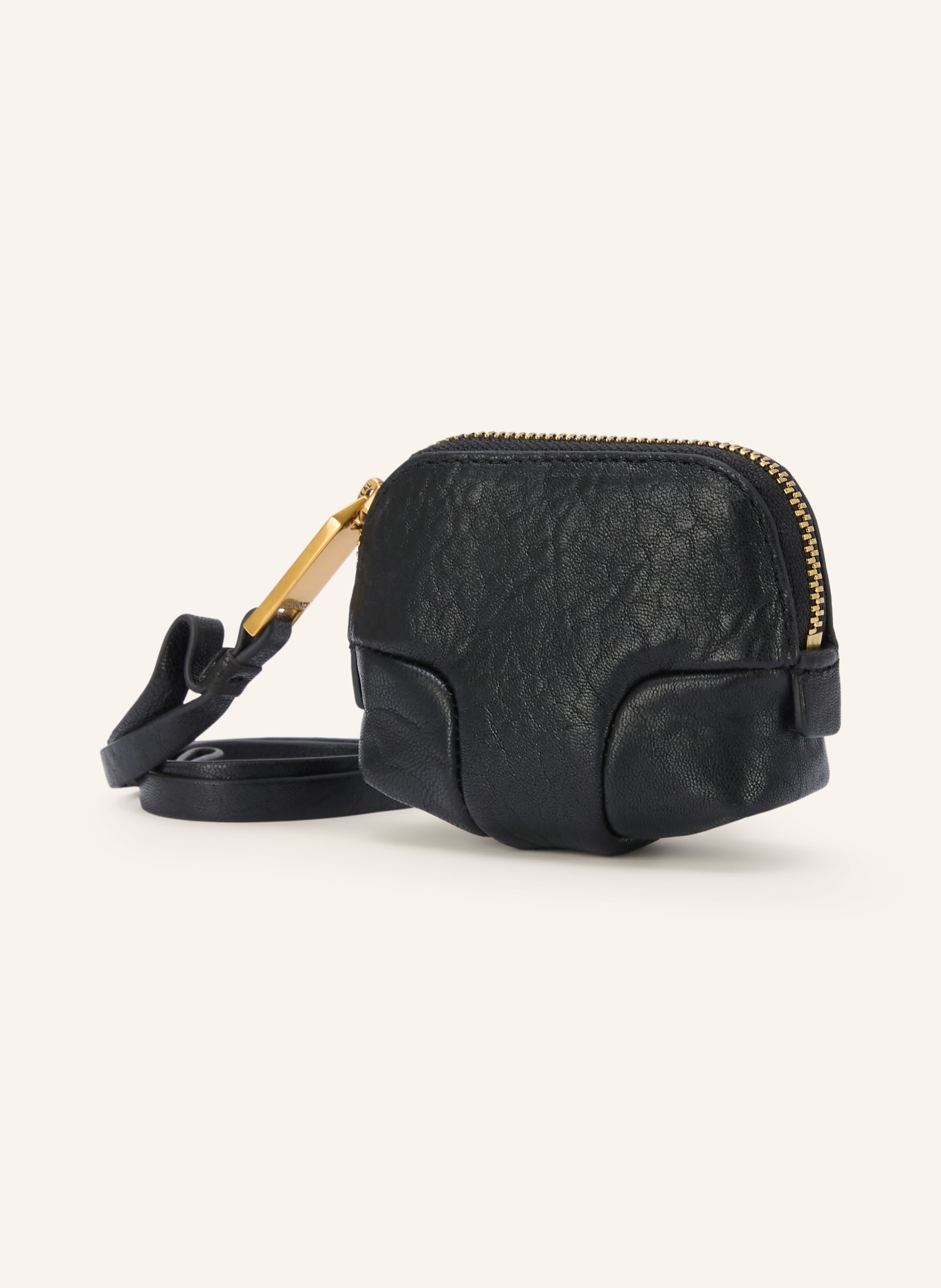 ALLSAINTS ARES Pouch: BLACK / GOLD