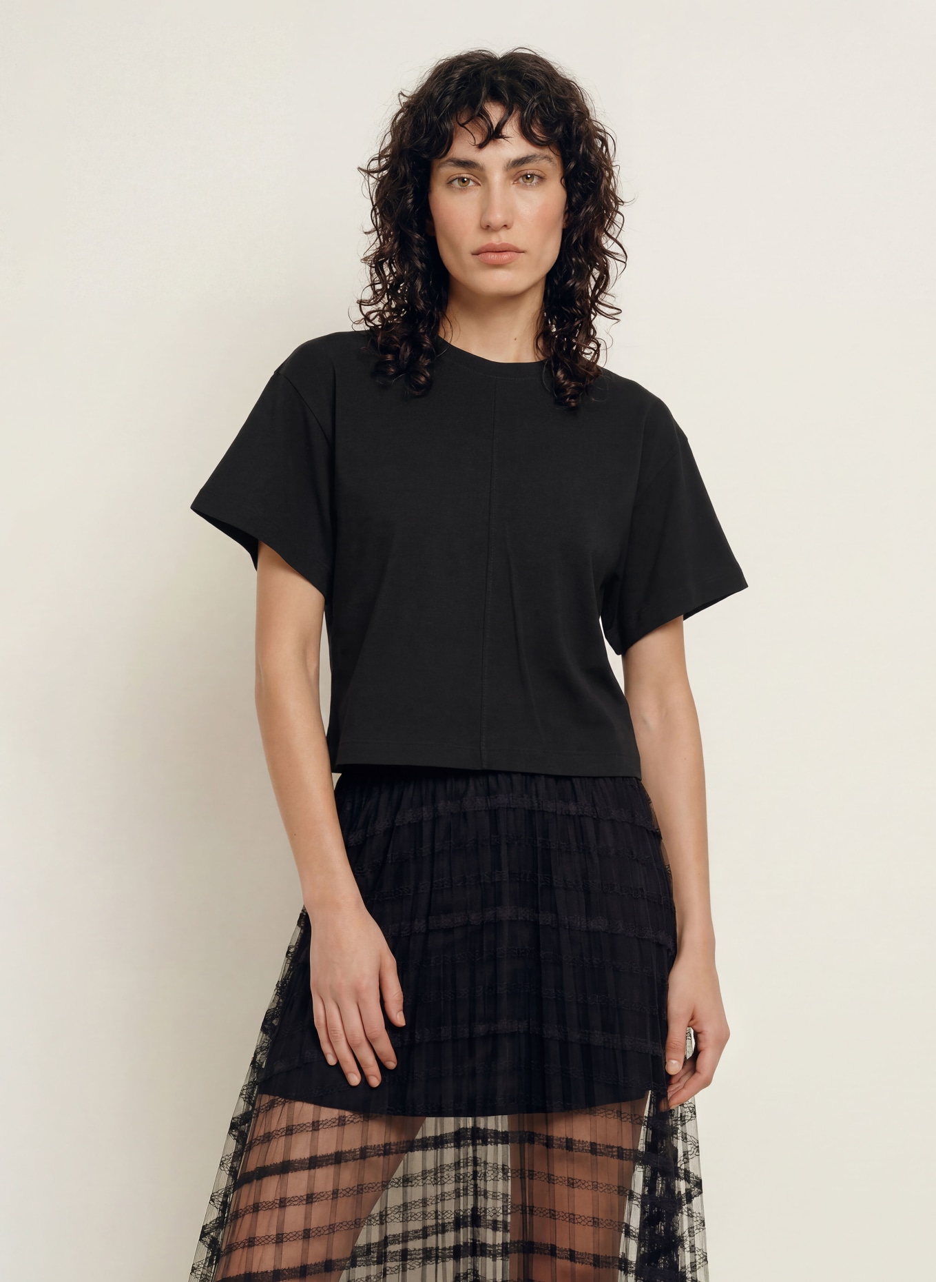 ALLSAINTS Tričko EDEN ARTIA: ČERNÁ