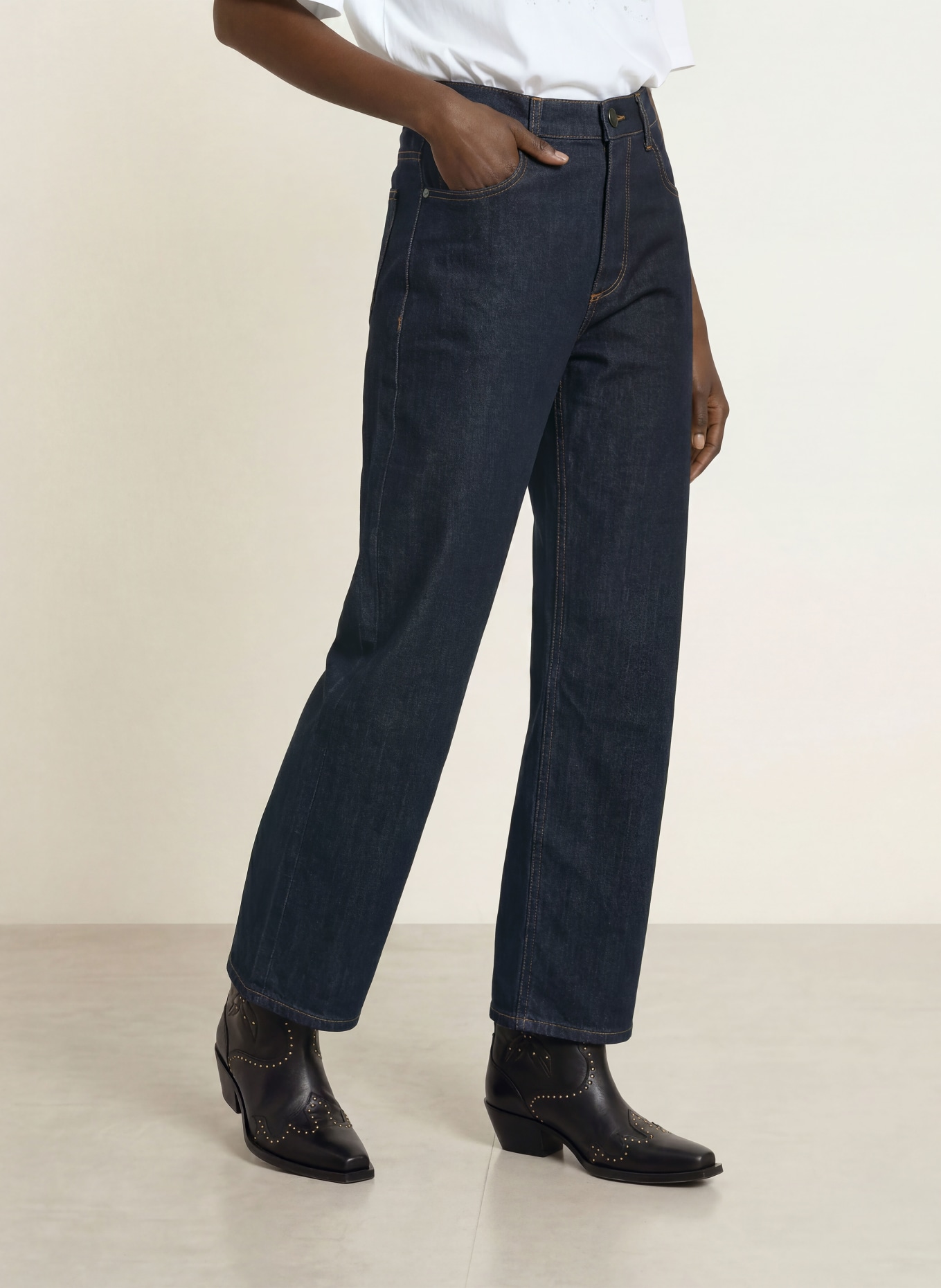 ALLSAINTS Barrel džíny SADIE: 10087 RINSE WASH INDIGO