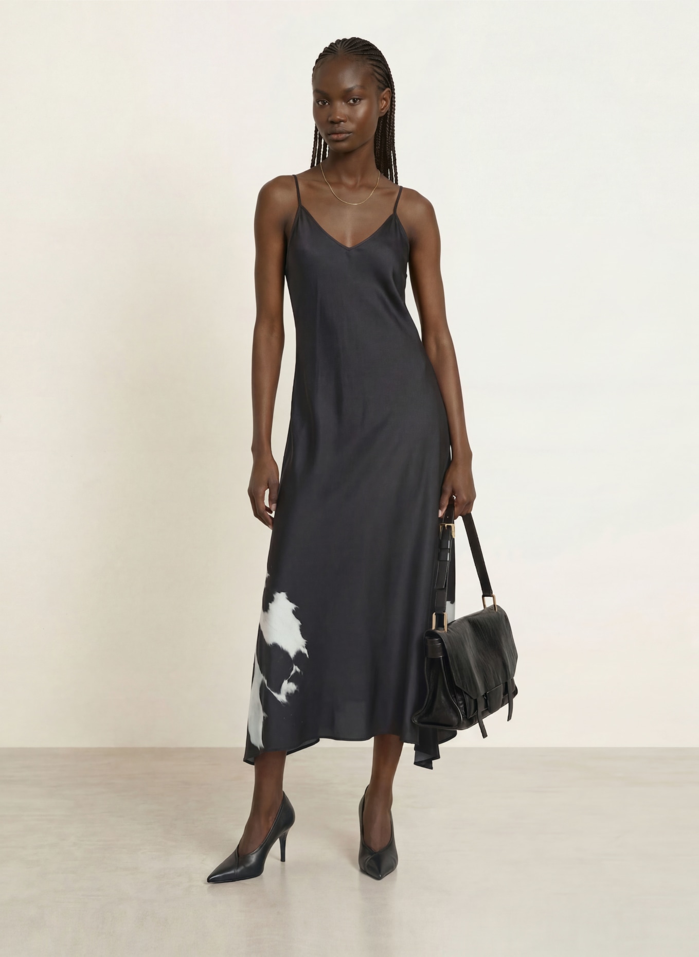 ALLSAINTS Kjole LEONA: SORT / MINT
