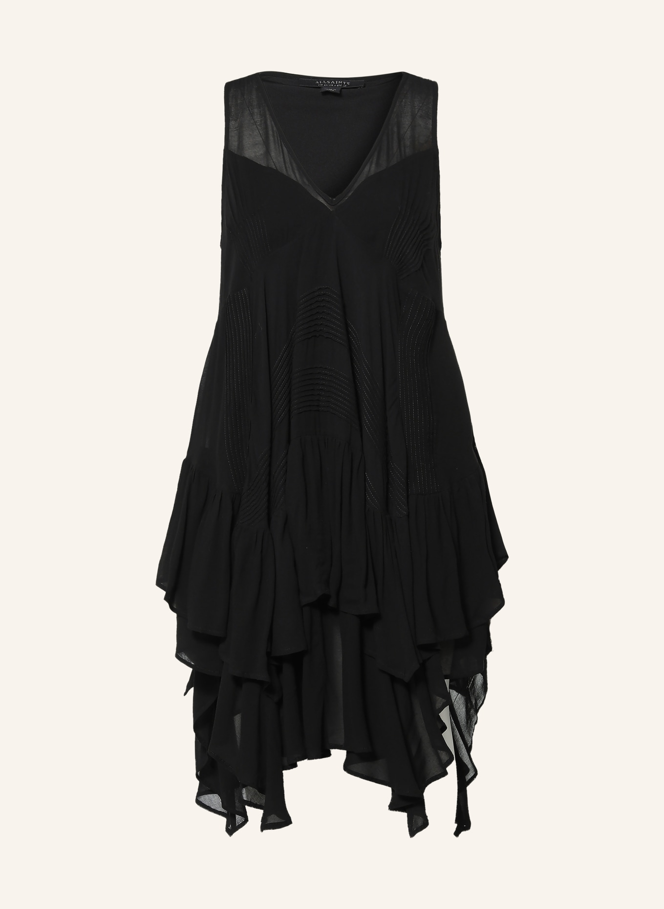 ALLSAINTS GRETEL Dress: BLACK