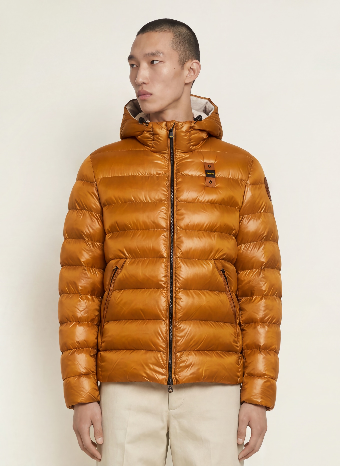 Blauer ADAMS Quilted Jacket: BROWN