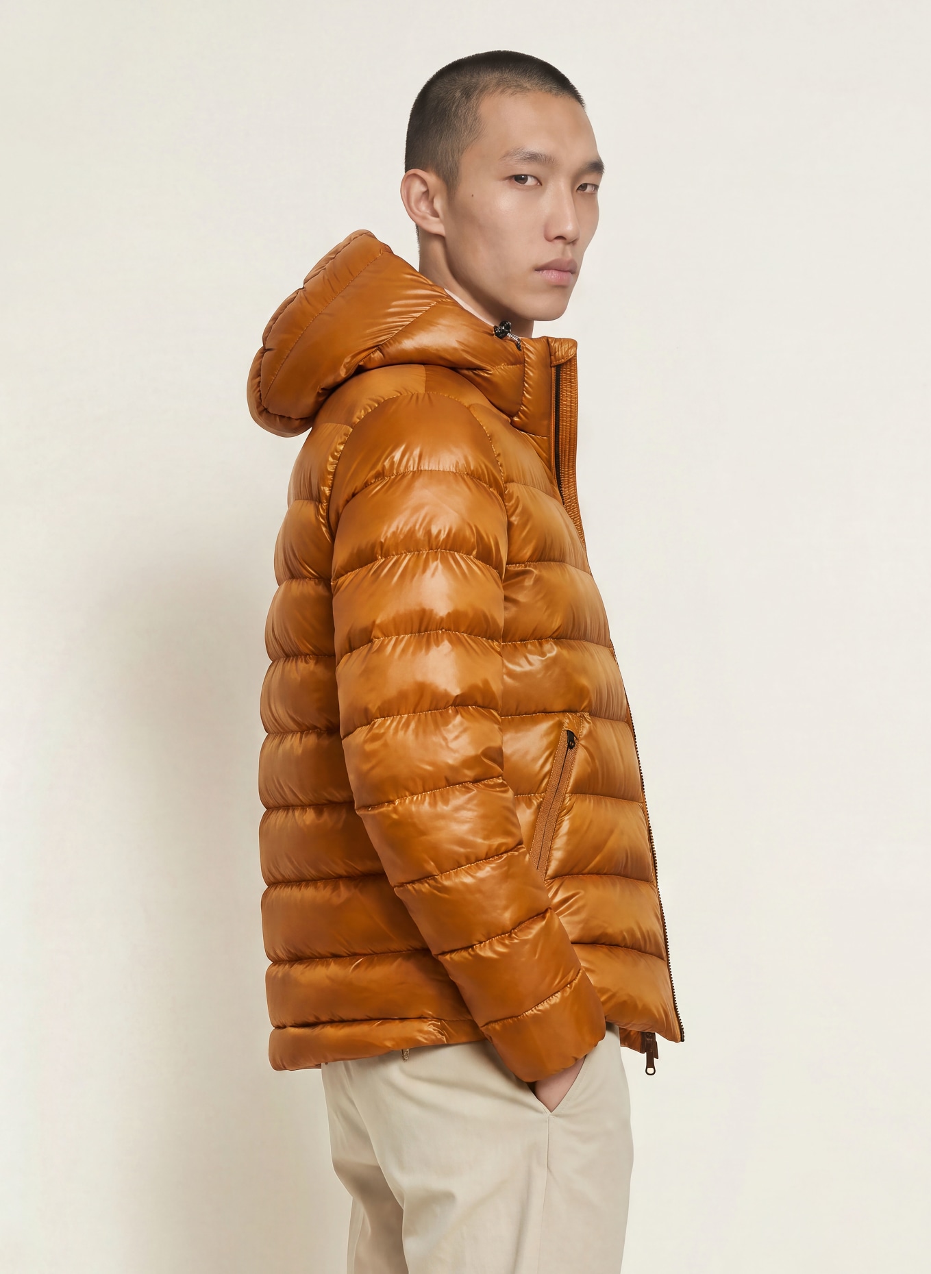 Blauer ADAMS Quilted Jacket: BROWN