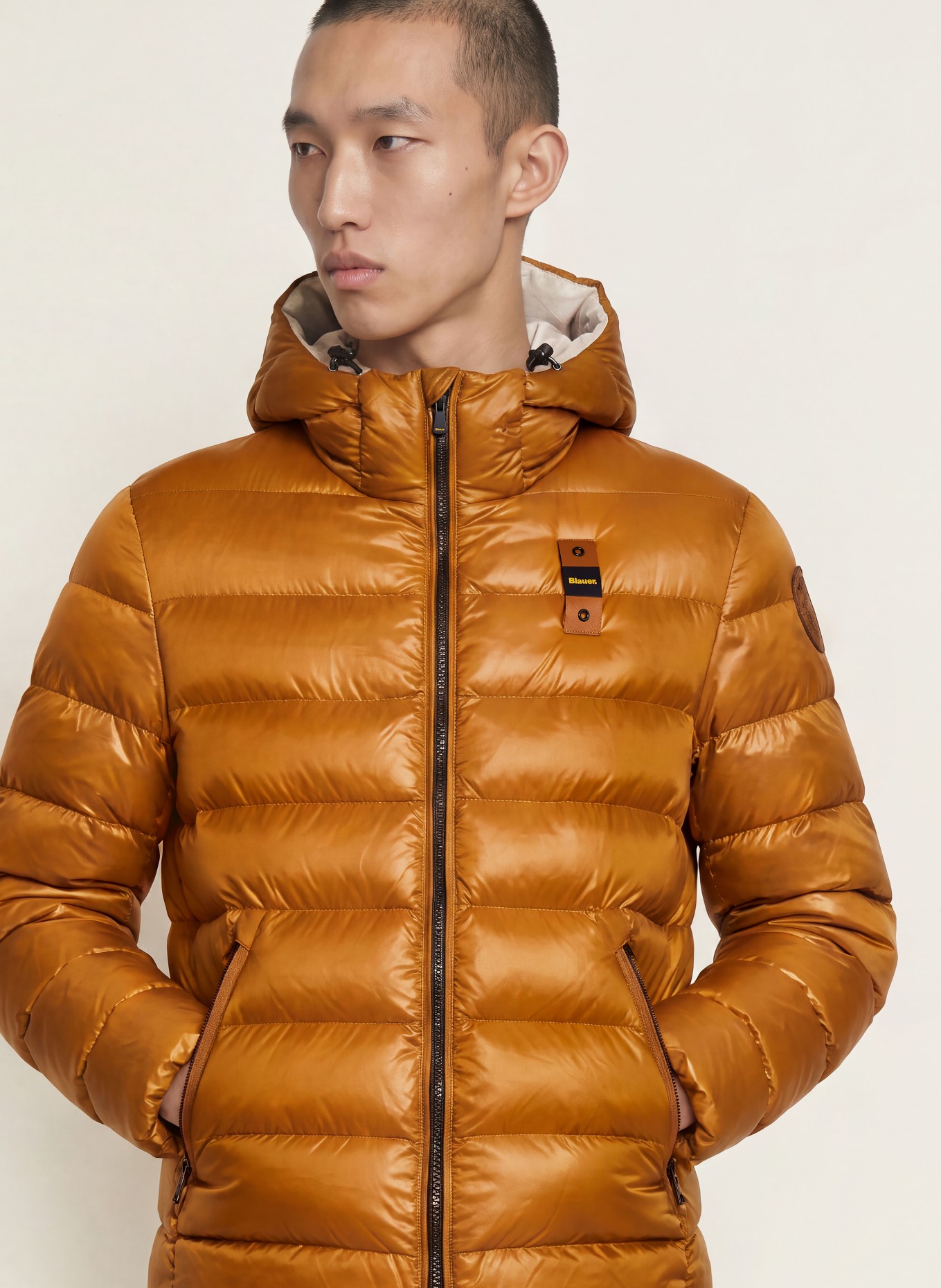 Blauer ADAMS Quilted Jacket: BROWN