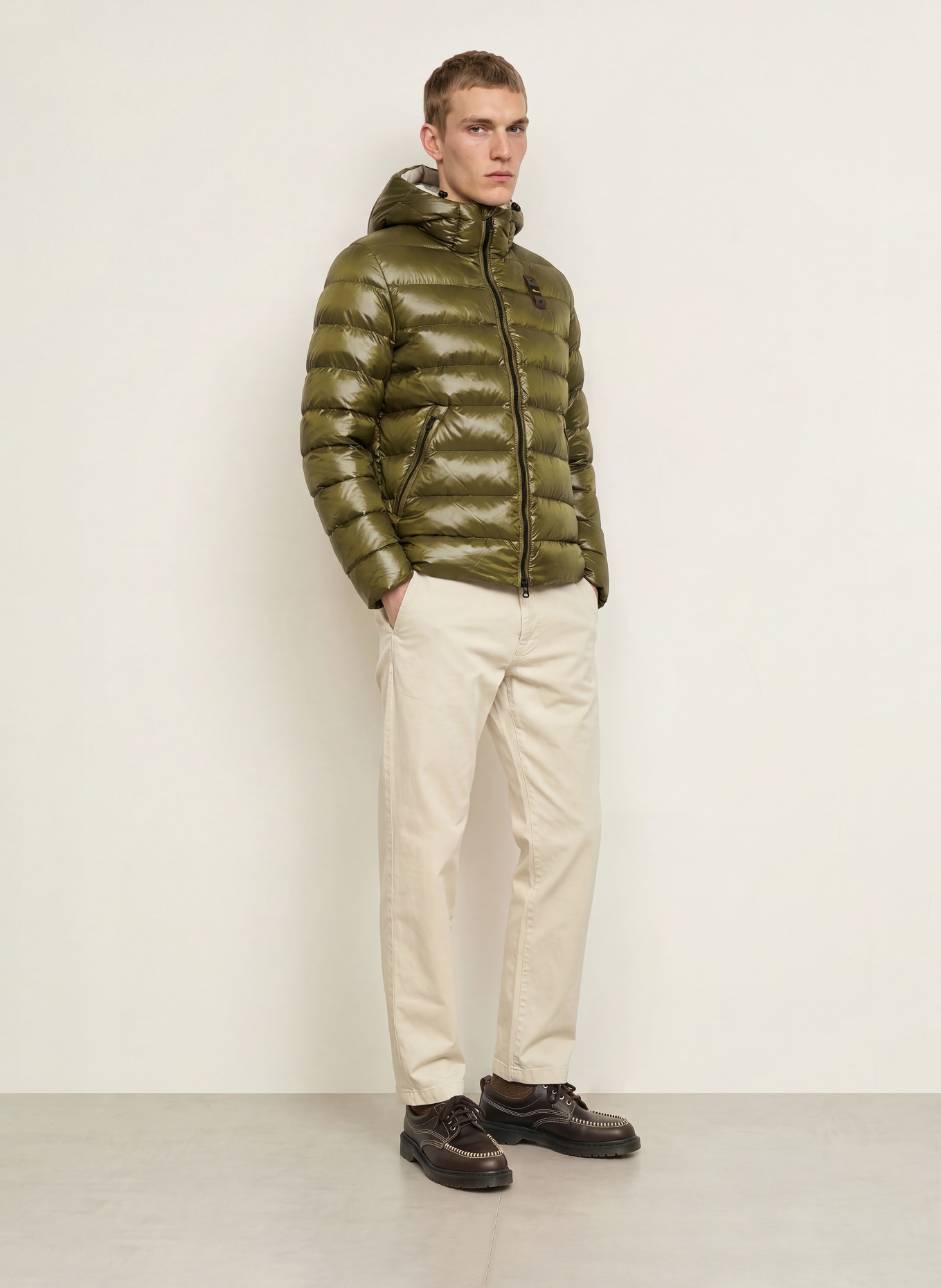 Blauer Veste matelassée ADAMS: OLIVE